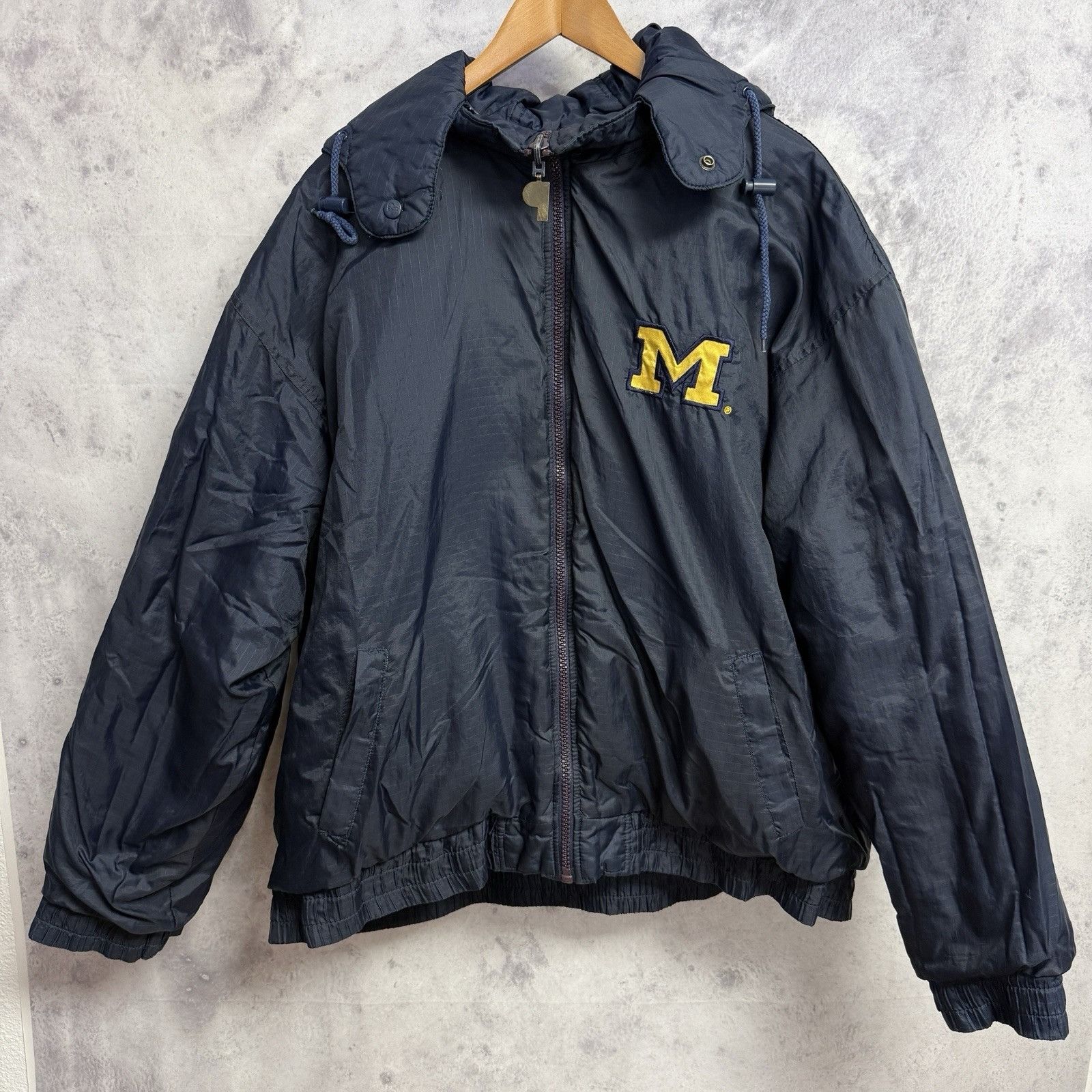 Pro Player Vintage Pro Player University of Michigan Reversible Puffer Size US XXL / EU 58 / 5 - 3 Thumbnail