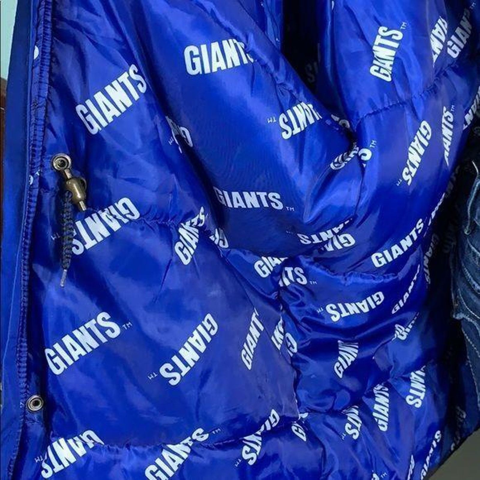 Triple F.A.T. Goose Vtg Jacket Coat Parka 80s NFL Team Giants Triple FAT Goose Size US M / EU 48-50 / 2 - 12 Thumbnail