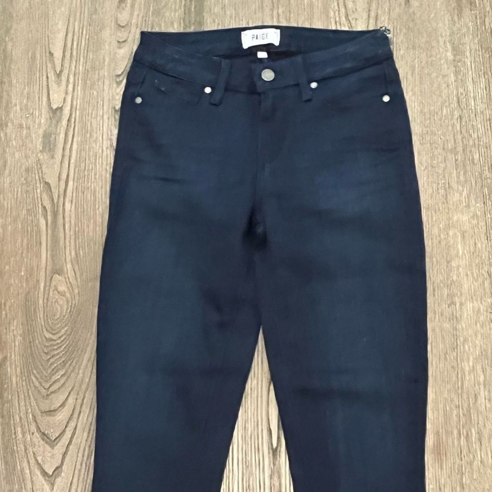 Paige NWOT Paige Verdugo Ankle Dark Wash Indigo Skinny Jeans Sz 27 Size 27" / US 4 / IT 40 - 3 Thumbnail