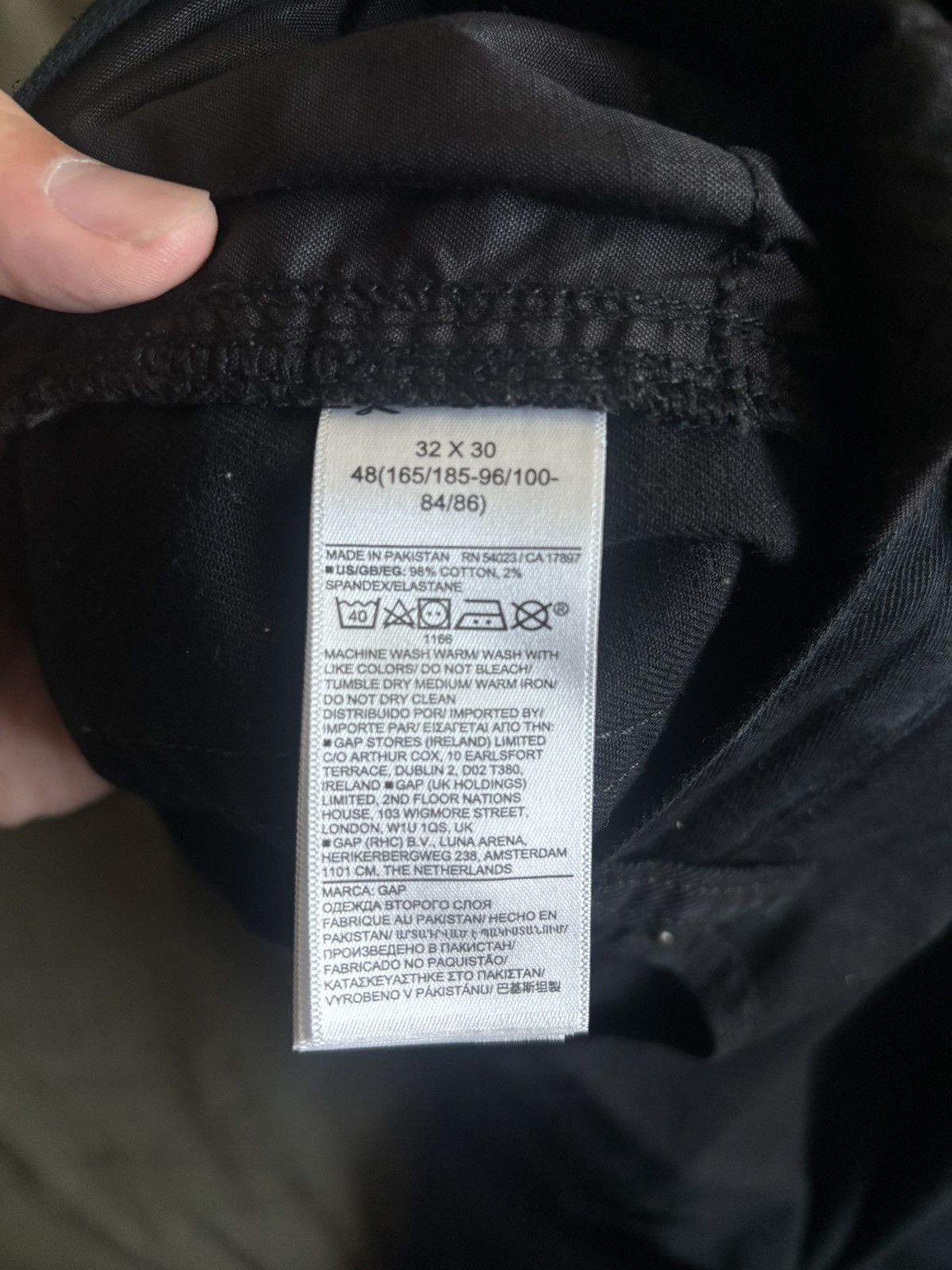 Gap Athletic Fit Straight Jeans Size US 32 / EU 48 - 5 Thumbnail