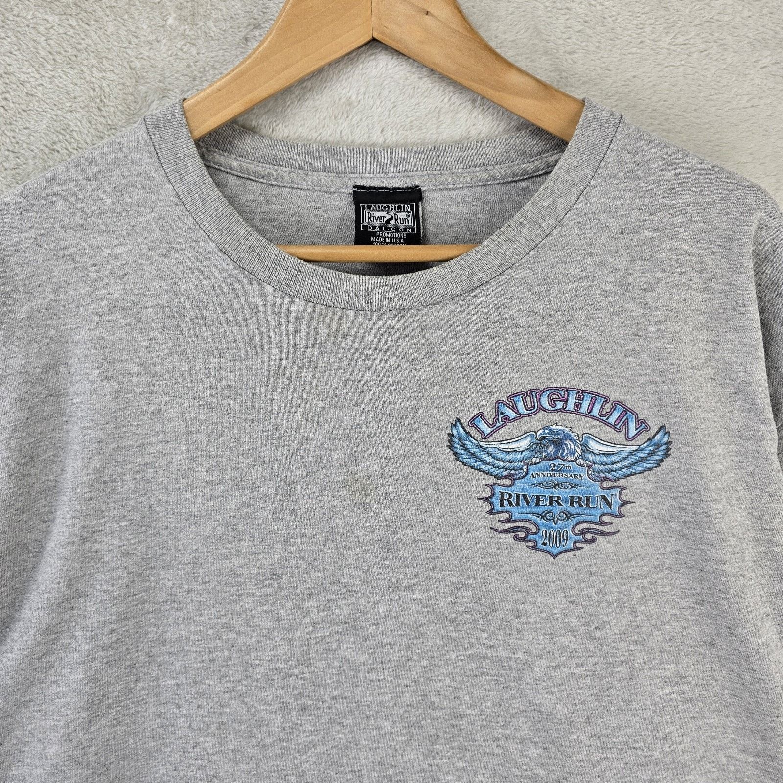 Other Laughlin River Run Shirt XL Biker Long Sleeve Eagle Y2K Size US XL / EU 56 / 4 - 4 Thumbnail