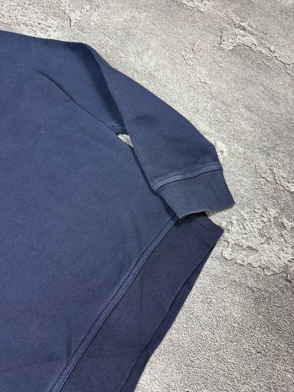 Lacoste Lacoste Navy Velour Logo Faded Sweatshirt Y2K Size US M / EU 48-50 / 2 - 5 Thumbnail
