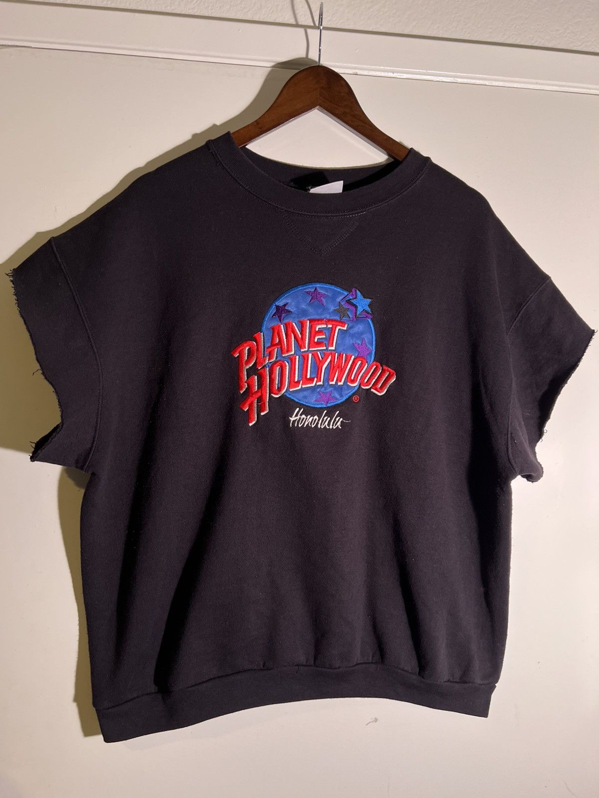 Vintage 80’s 90’s VTG Vintage Planet Hollywood Sleeveless Sweatshirt Size US XL / EU 56 / 4 - 1 Thumbnail
