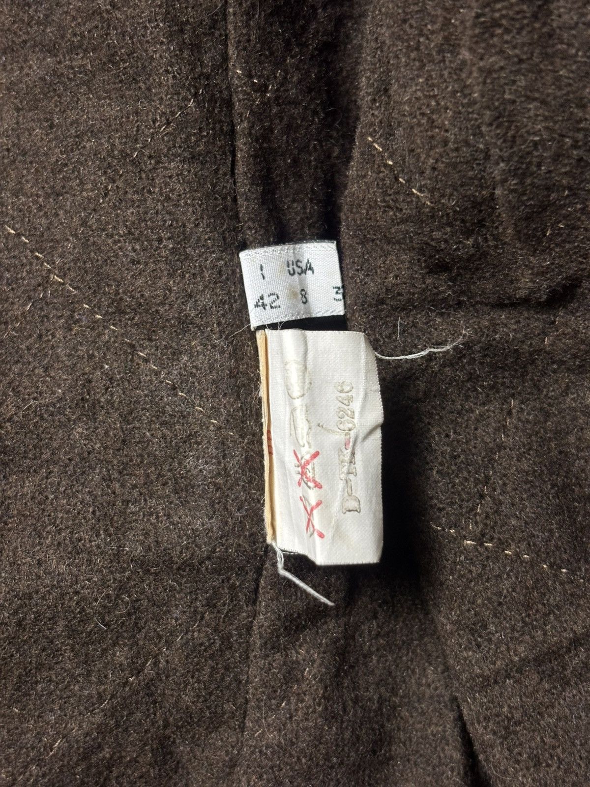 Armani 1990s Armani Jeans Double Pocket Wool Jacket Size US S / EU 44-46 / 1 - 12 Thumbnail