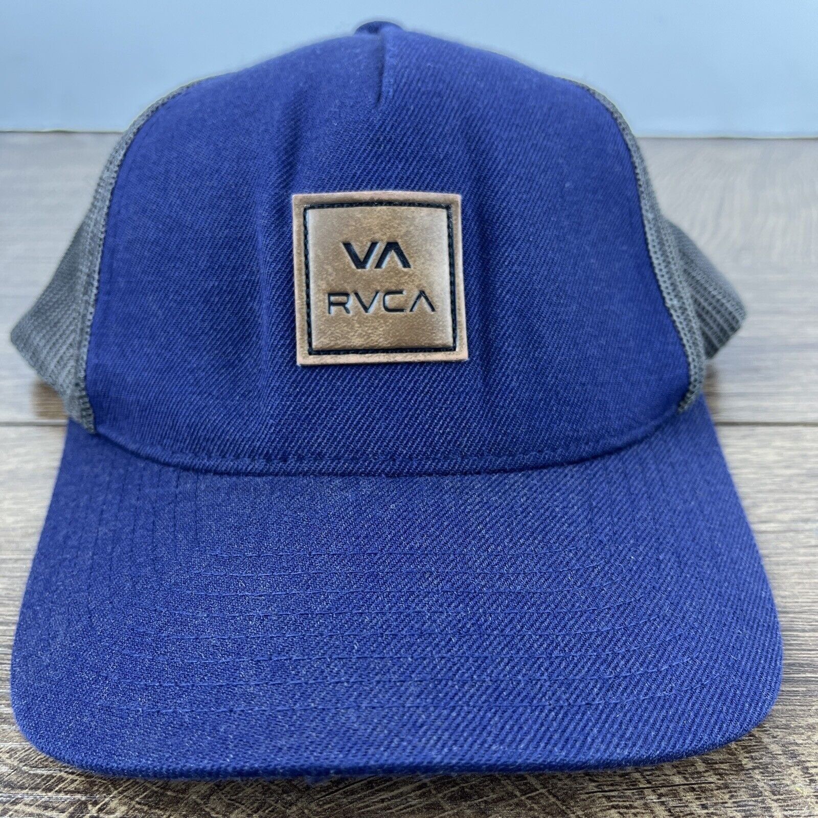 RVCA RVCA Snapback Hat Blue Hat Adjustable Adult Size Hat Cap Size ONE SIZE - 1 Thumbnail