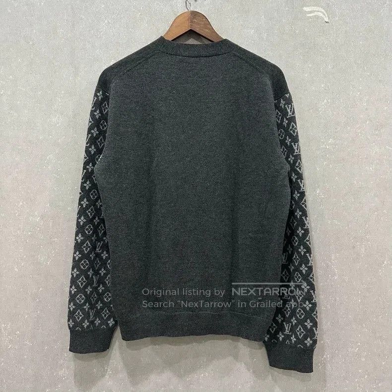 Louis Vuitton Louis Vuitton Gray Monogram Cardigan. Size US M / EU 48-50 / 2 - 2 Thumbnail