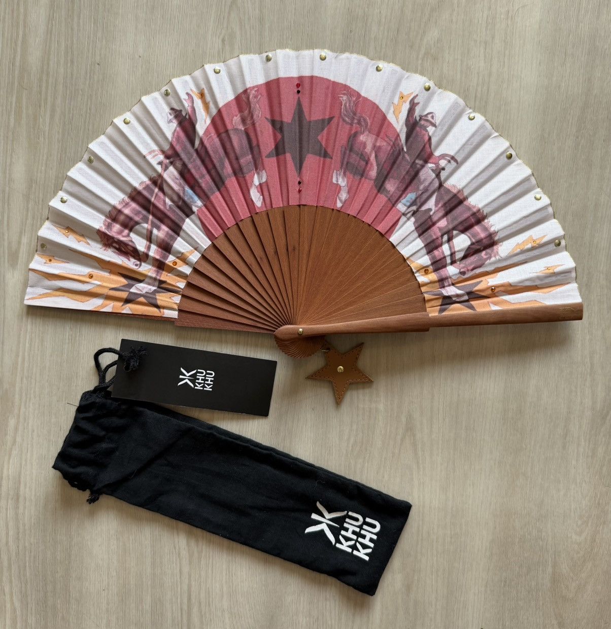 Other KHU KHU Handmade Rodeo Riders Handfan Size ONE SIZE - 1 Thumbnail