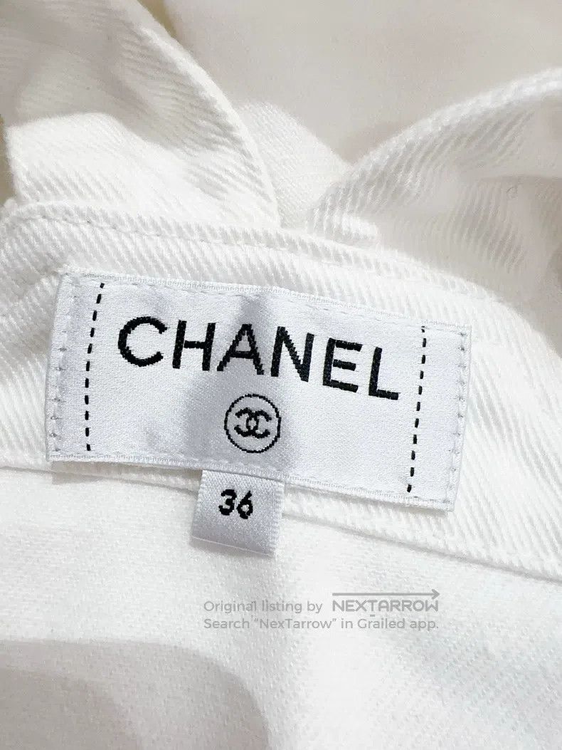 Chanel Chanel 21P relief camelia logo vest Size XS / US 0-2 / IT 36-38 - 5 Thumbnail