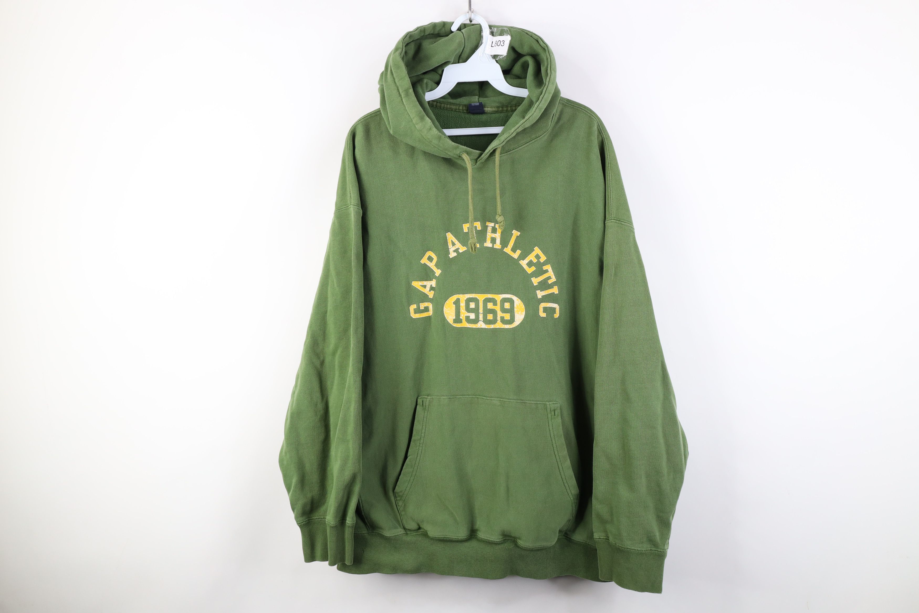 Gap Vintage Y2K 2002 Gap Athletic Heavyweight Reverse Hoodie Size US XL / EU 56 / 4 - 1 Thumbnail