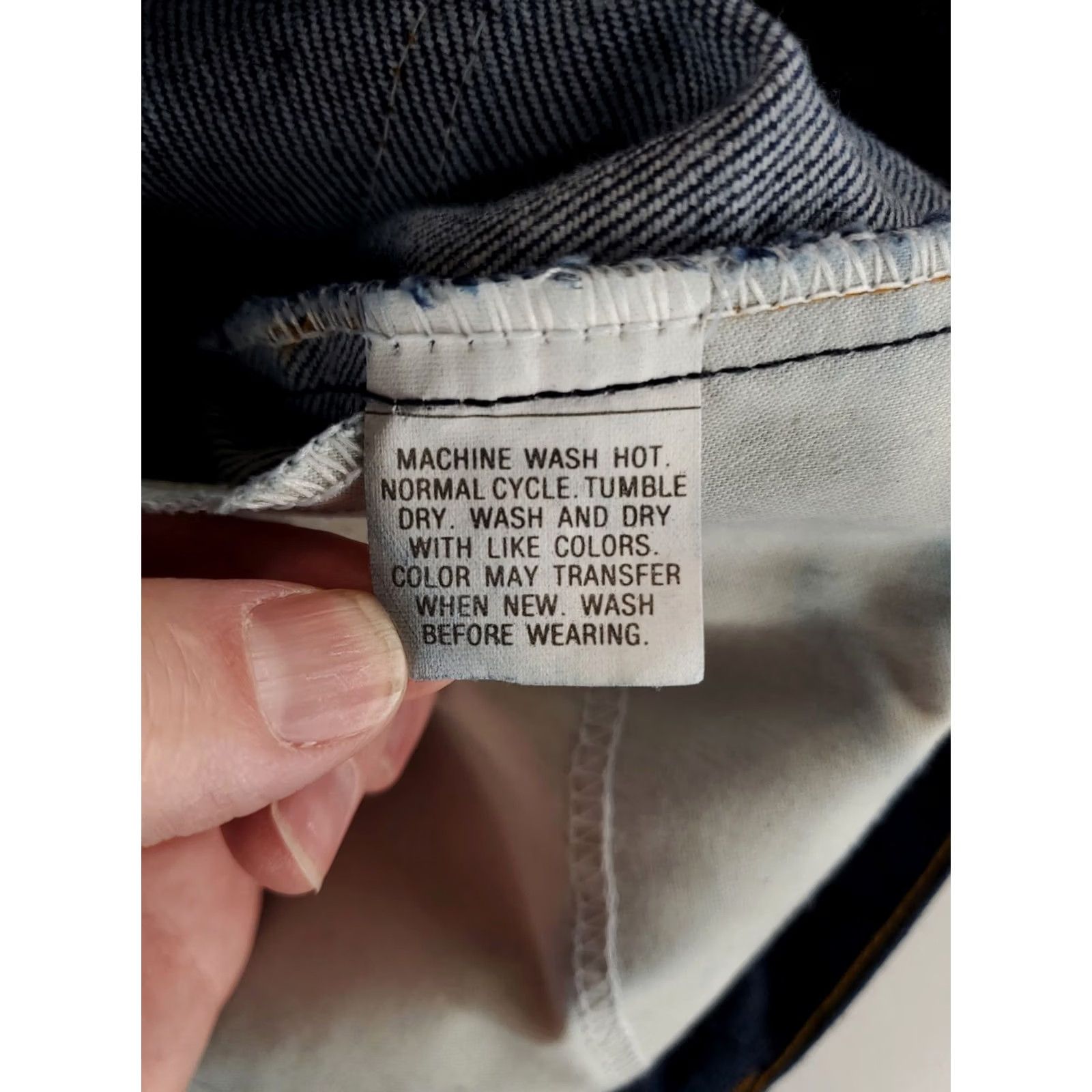 Levi's VINTAGE Levi's 517 Jeans Mens 36x34 Bootcut Blue Dark Wash 80s Regular 34x34 Actual Size US 36 / EU 52 - 5 Thumbnail