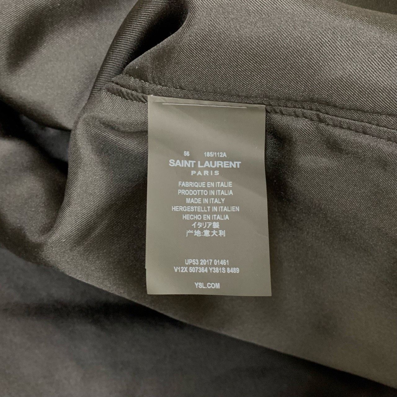 Saint Laurent Paris Saint laurent Mulberry silk jacket coat inside and outside Size US XL / EU 56 / 4 - 7 Thumbnail