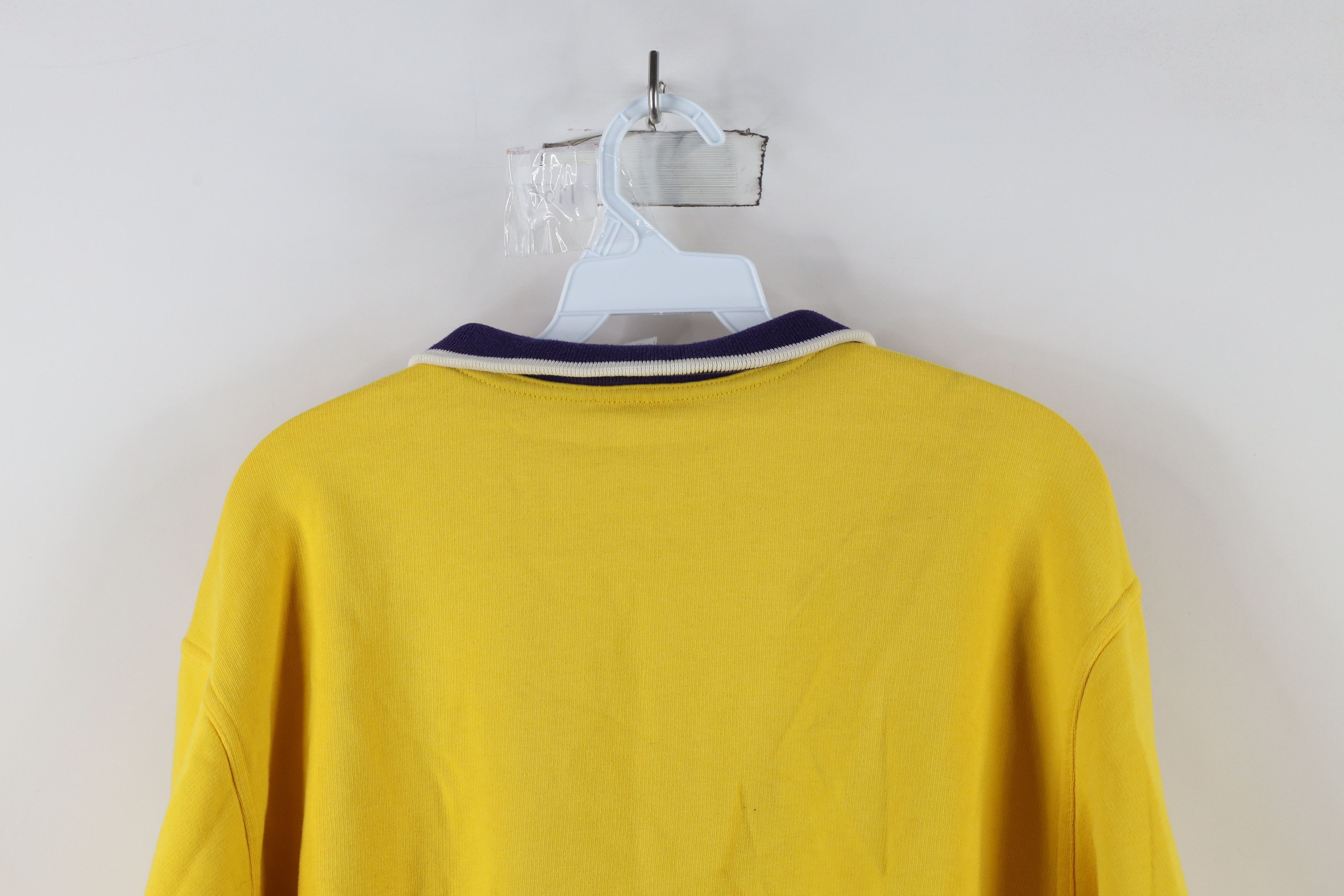 Nike × Vintage Vintage 90s Nike Scott Mini Swoosh Half Zip Sweatshirt Size M / US 6-8 / IT 42-44 - 13 Thumbnail