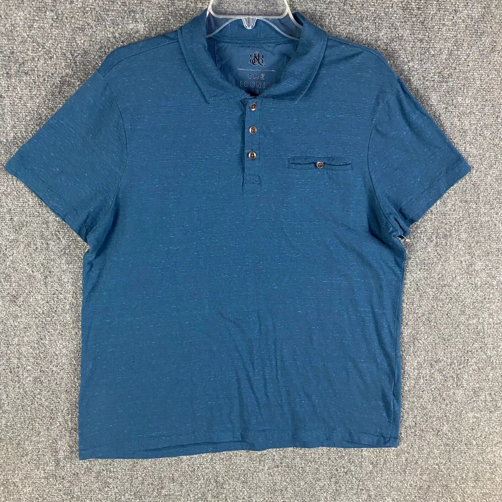 Rock & Republic Rock & Republic Polo Shirt Men's XL The Iconic Polo Blue Size US XL / EU 56 / 4 - 1 Thumbnail