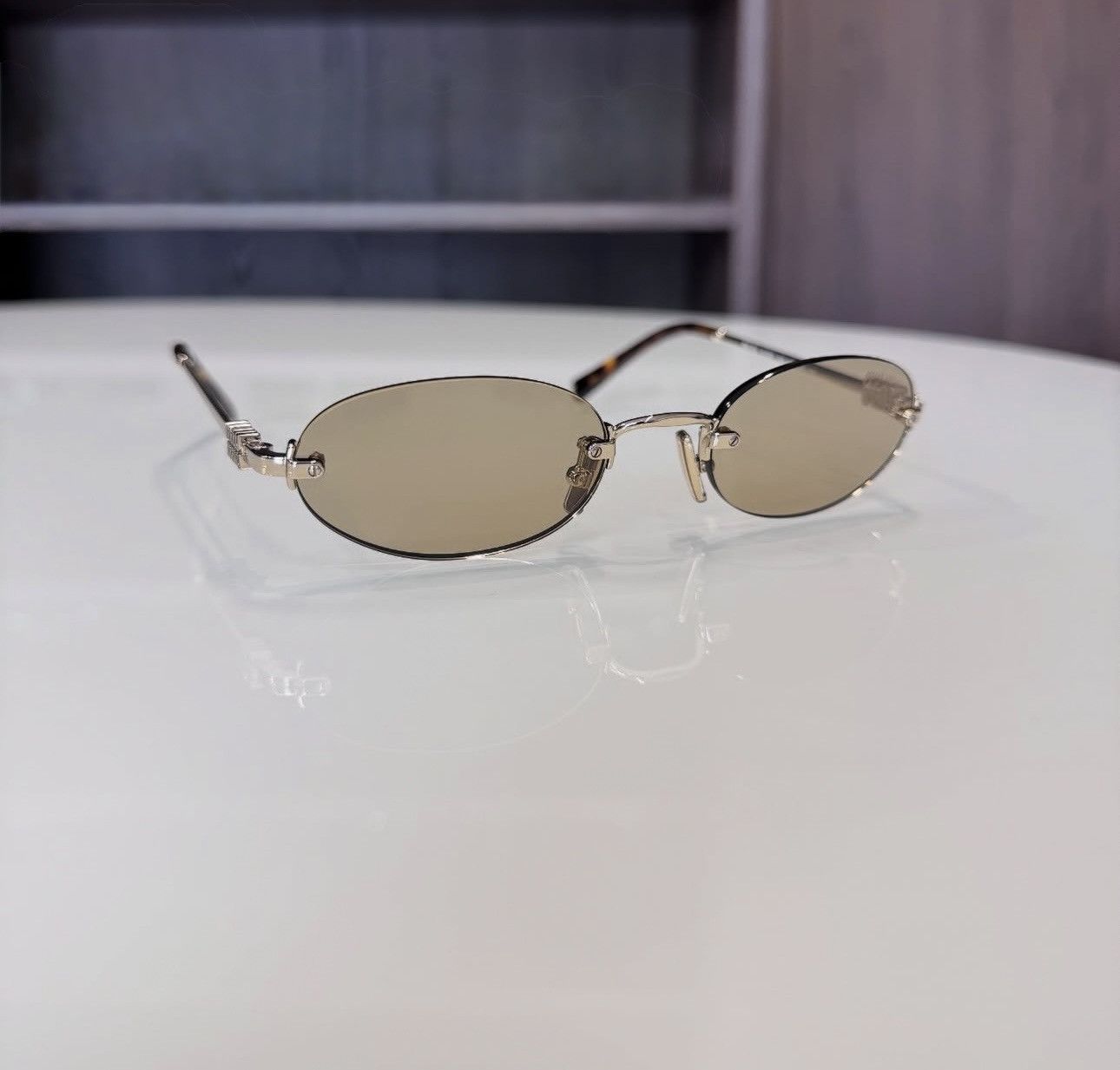 Miu Miu × Vintage NEW Miu Miu sunglasses MU A54S ZVN10R Size ONE SIZE - 1 Thumbnail