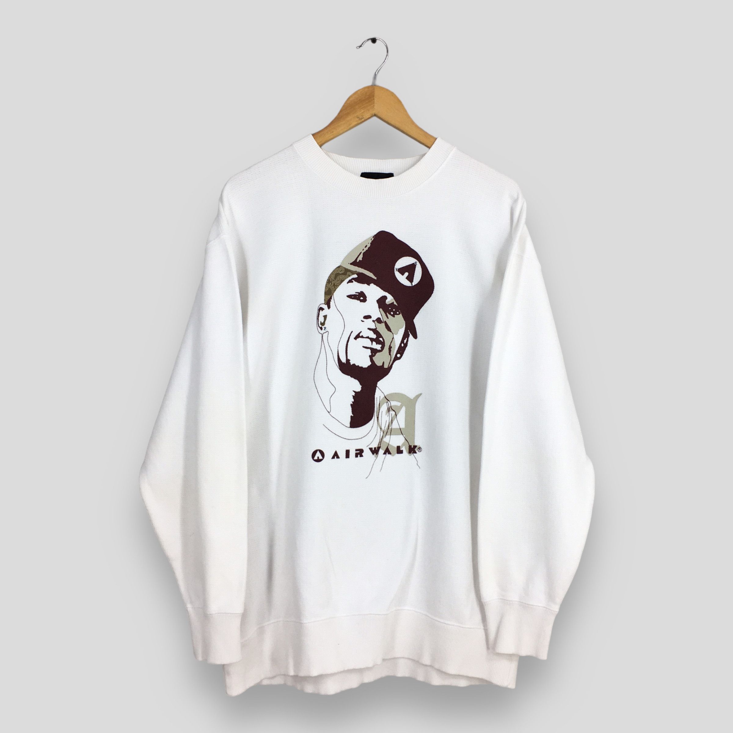 Airwalk × Vintage Vintage 90's Airwalk Jumper Medium Airwalk Skateboard Size US M / EU 48-50 / 2 - 1 Thumbnail