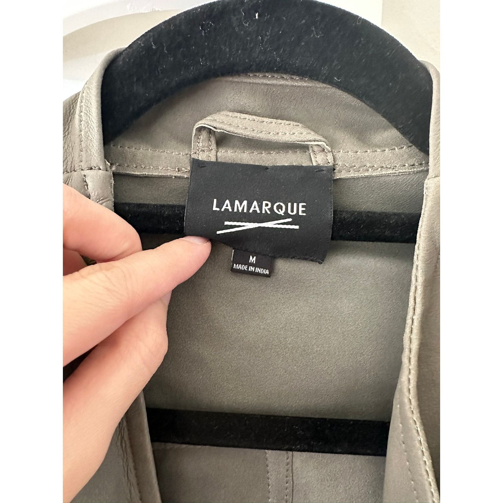 LAMARQUE Lamarque Leather Asymmetrical Zip Biker Moto Jacket M Size M / US 6-8 / IT 42-44 - 2 Thumbnail