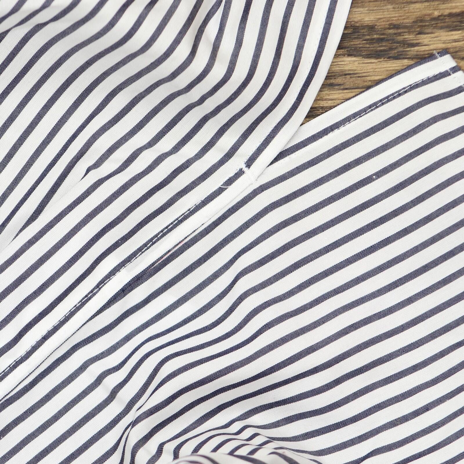 Lands' End Lands' End Up Shirt 516839-sample 2 Tall White Blue Stripe Size XS / US 0-2 / IT 36-38 - 4 Thumbnail