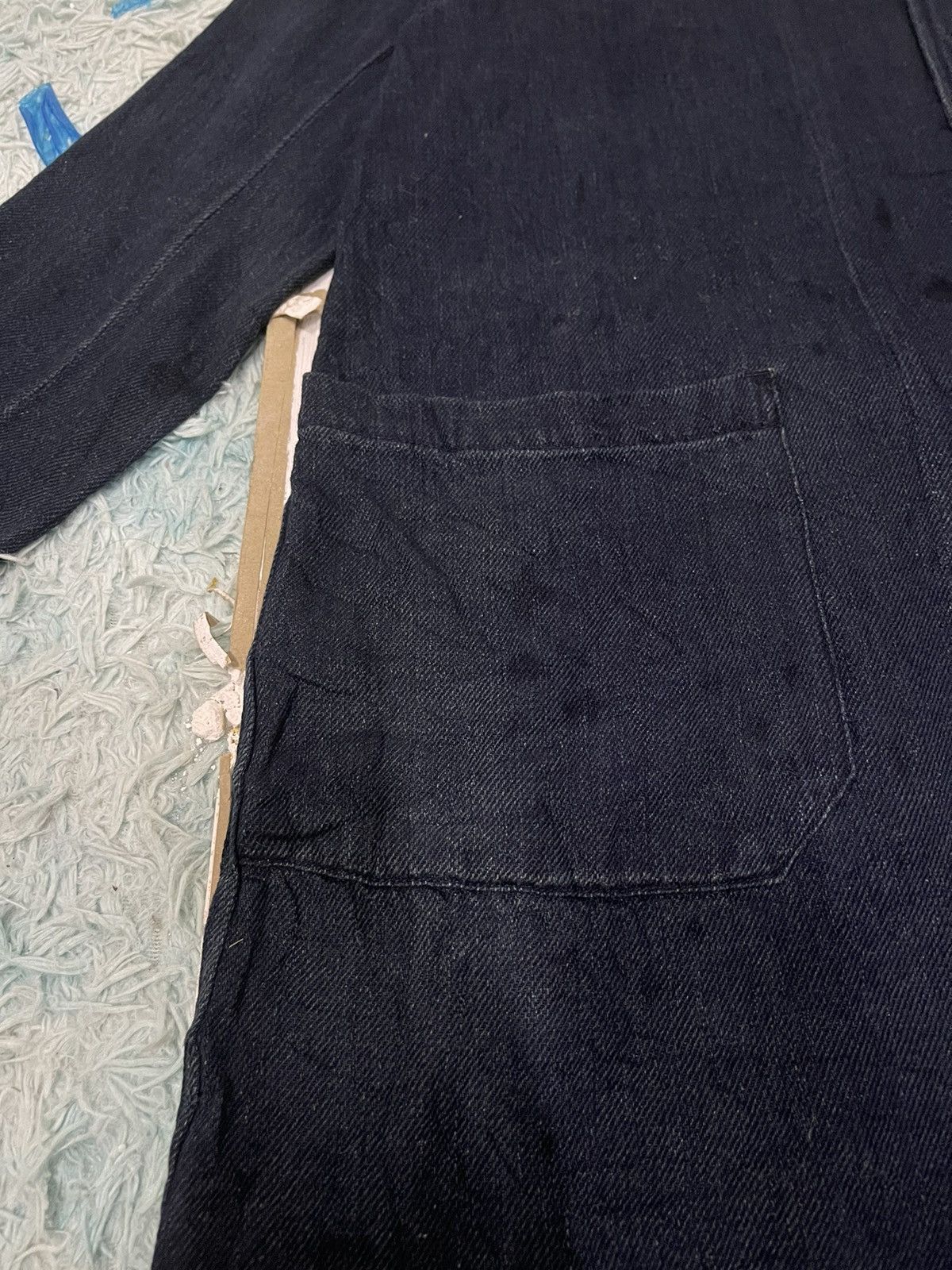 Issey Miyake × Japanese Brand Plantation Denim Jacket by Issey Miyake Size L / US 10 / IT 46 - 10 Thumbnail