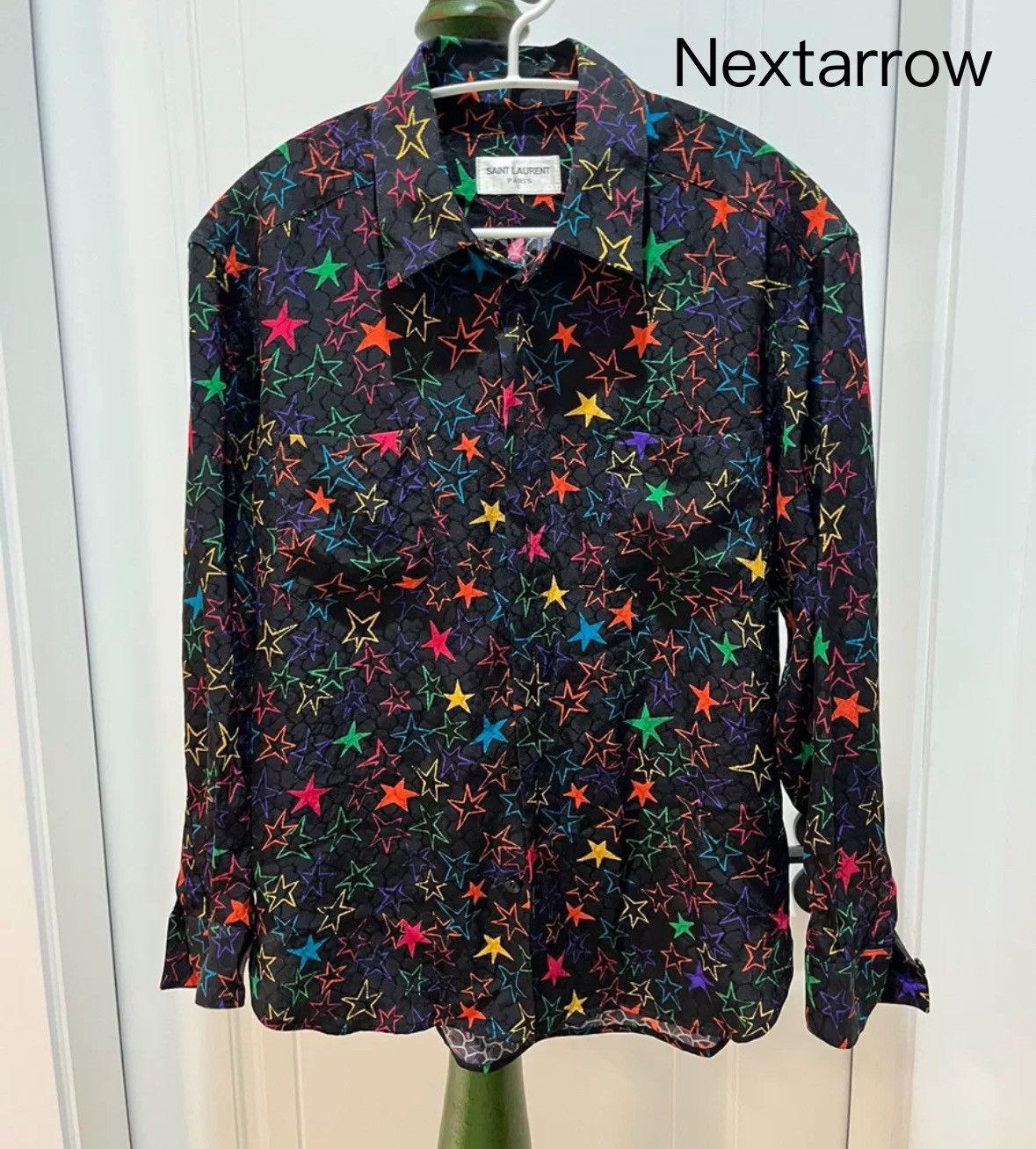 Saint Laurent Paris × Yves Saint Laurent Saint Laurent 100% Colorful Star Shirt2412-Nextarrow Size XS / US 0-2 / IT 36-38 - 1 Thumbnail