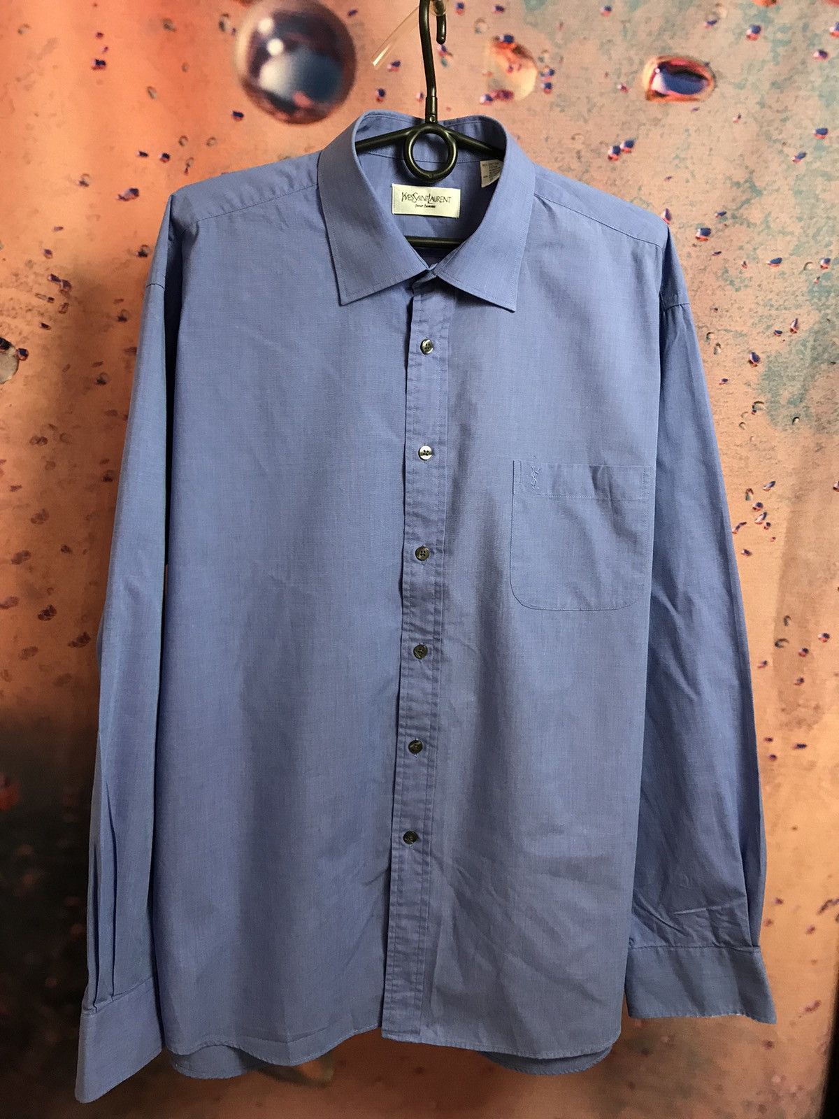 Vintage × Yves Saint Laurent Yves Saint Laurent YSL luxury vintage shirt Size US XL / EU 56 / 4 - 2 Thumbnail
