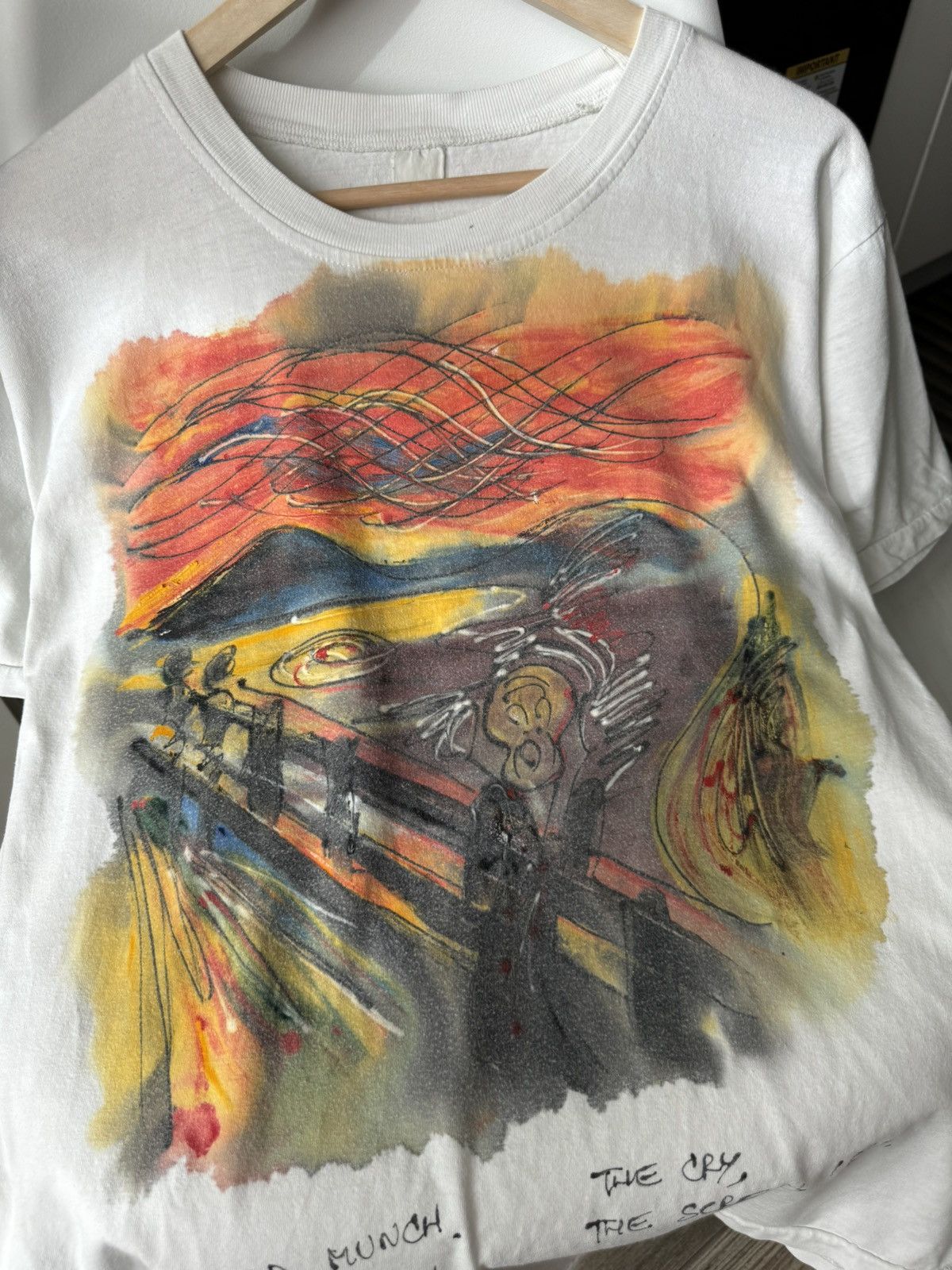 Handmade × Vintage Edvard Munch The Cry The Scream 1893 Vintage T Shirt Size US M / EU 48-50 / 2 - 5 Thumbnail