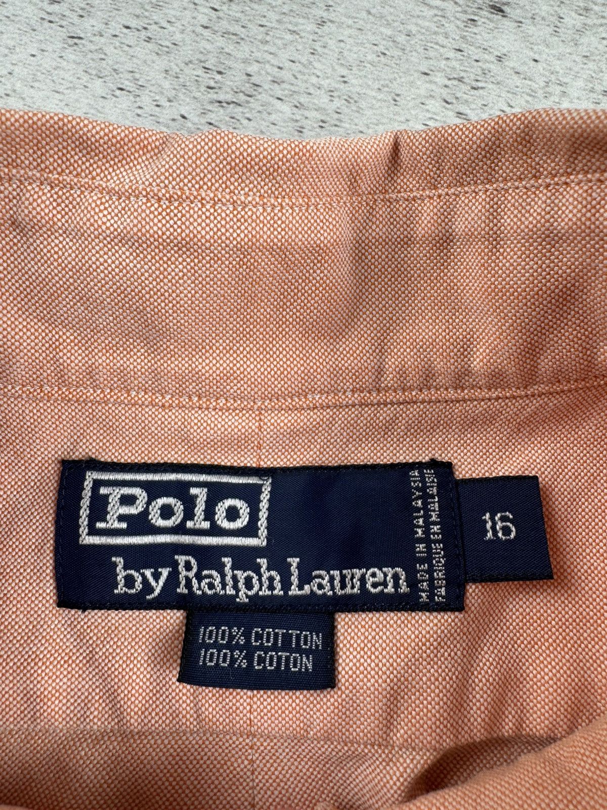 Polo Ralph Lauren Polo Ralph Lauren Basic Blank 90S Longsleeve Button Shirt Size US L / EU 52-54 / 3 - 11 Thumbnail