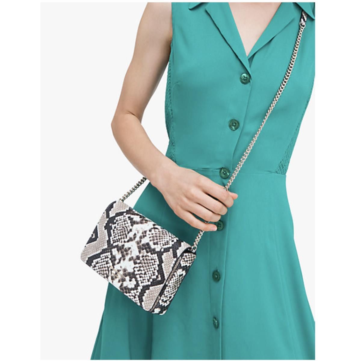 Kate Spade Kate Spade python-embossed chain wallet Clutch Crossbody Size ONE SIZE - 8 Thumbnail