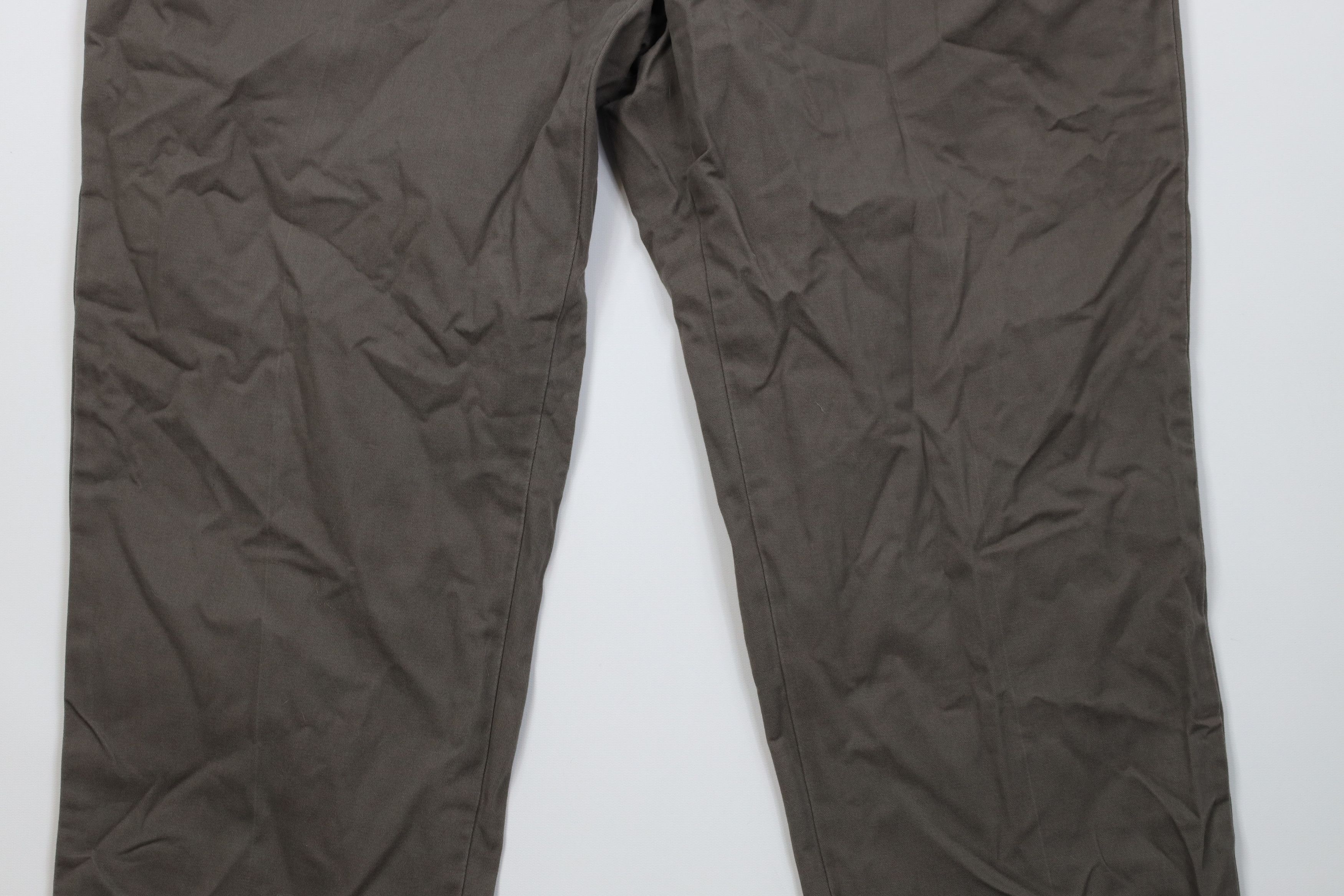 Tommy Hilfiger Vintage 90s Tommy Hilfiger Wide Leg Chino Pants Gray Size US 38 / EU 54 - 4 Thumbnail