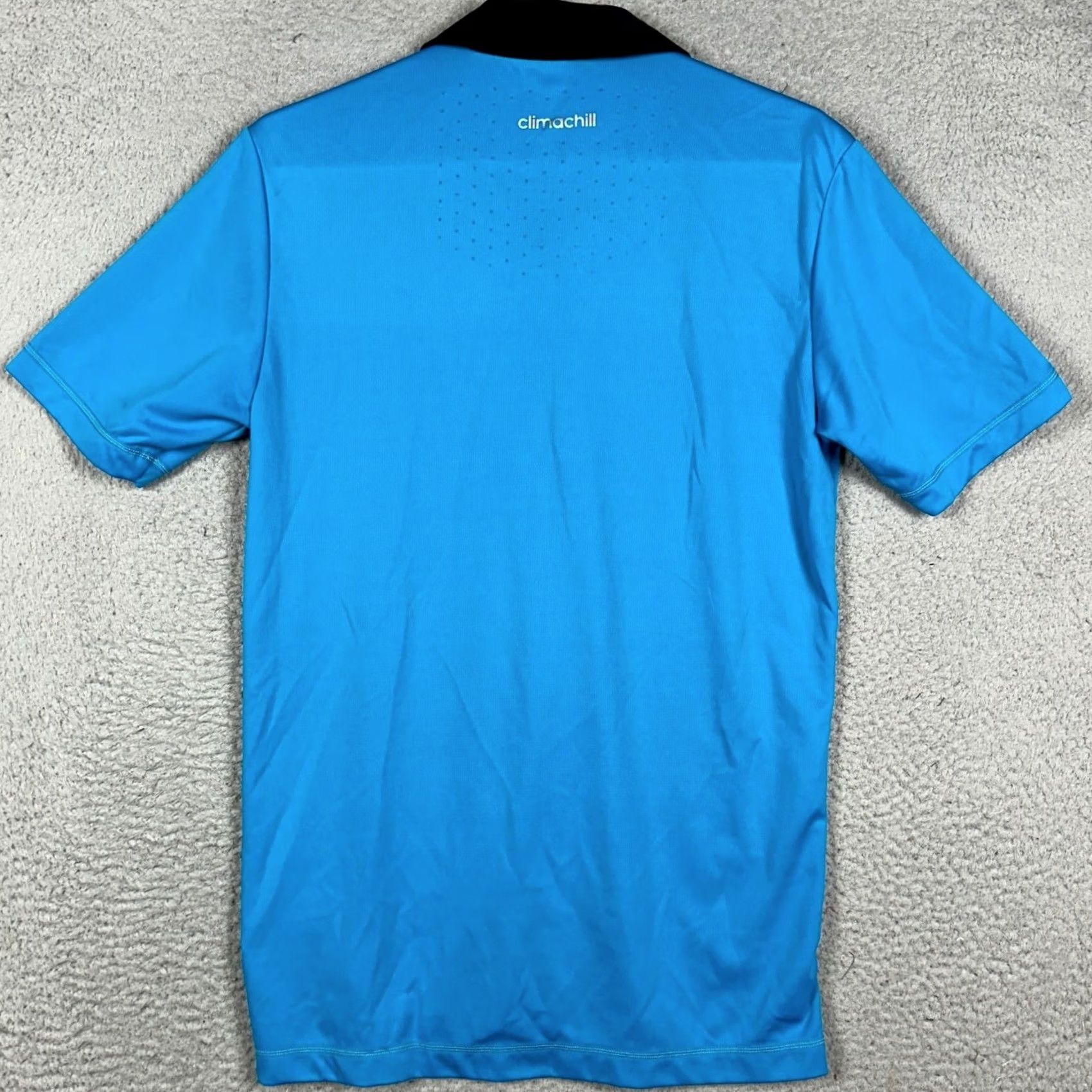 Adidas Adidas Climachill Polo Shirt Mens Small Blue Colorblock Performance Golf Size US S / EU 44-46 / 1 - 3 Thumbnail