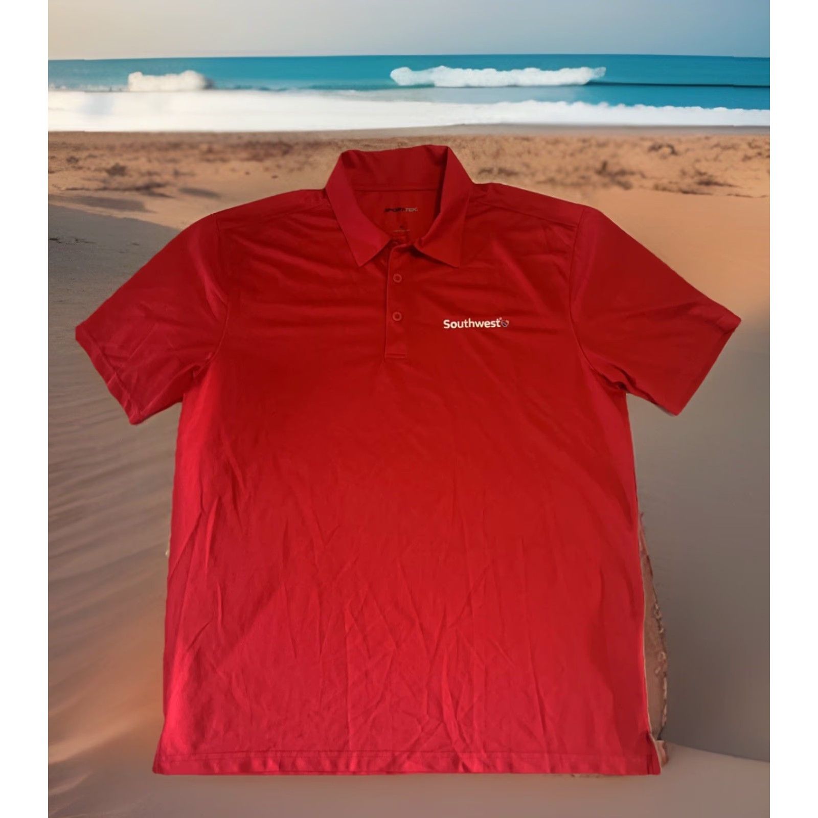 Vintage VINTAGE Southwest Airlines Embroidered Logo Golf Polo Shirt Adult XL Red Nike? Size US XL / EU 56 / 4 - 2 Thumbnail