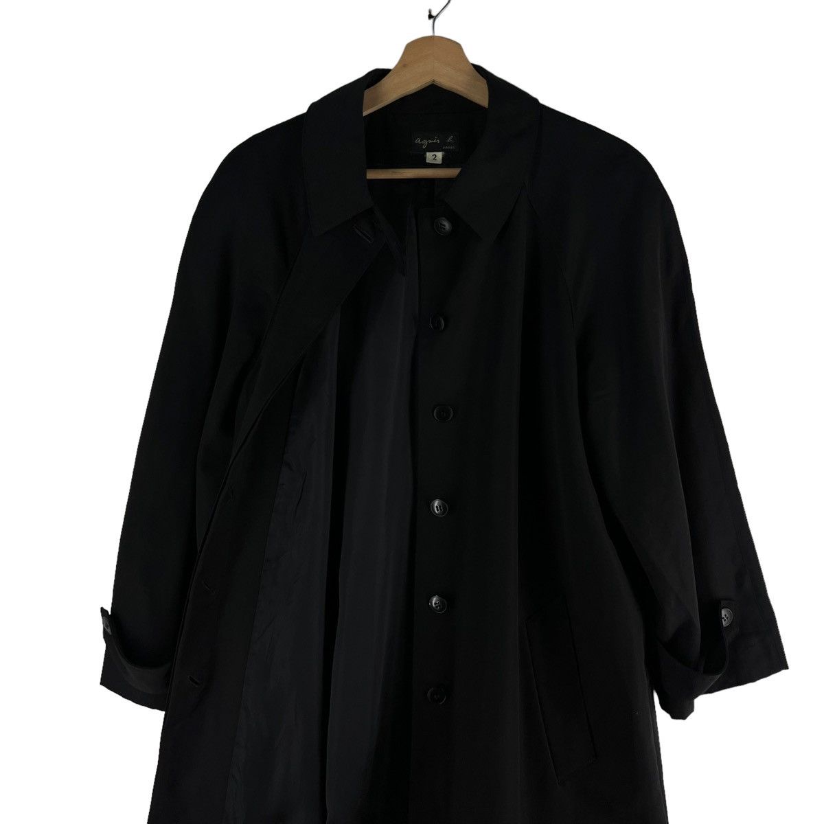 agnes b. 🔥RICH BLACK - FLY COATS LONG JACKET AGNES B. Size US M / EU 48-50 / 2 - 11 Thumbnail