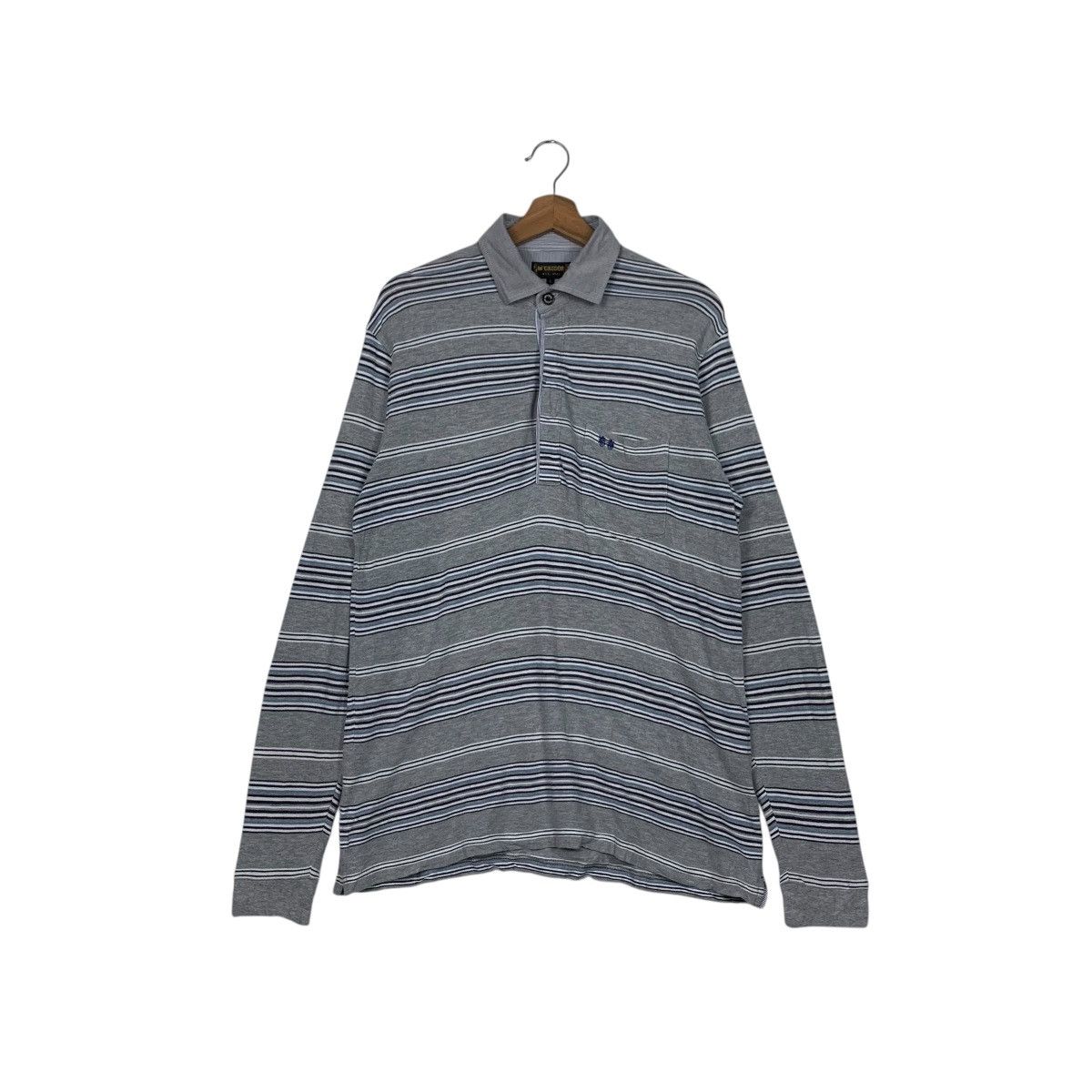 McGregor Vintage McGREGOR Striped Long Sleeve Polo Shirt #2628-C118 Size US L / EU 52-54 / 3 - 1 Thumbnail