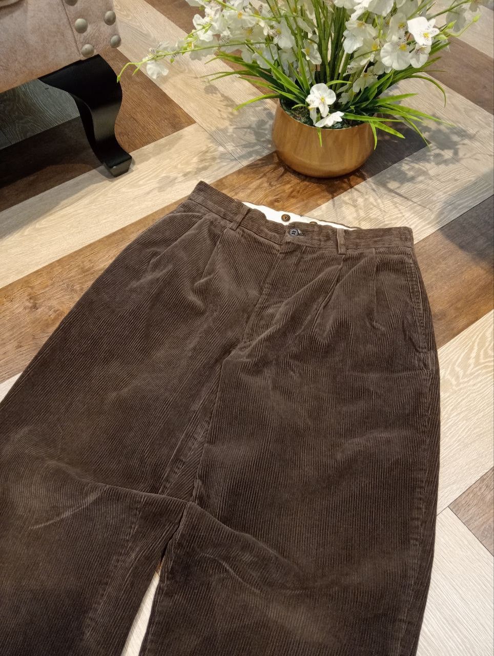 Yohji Yamamoto VINTAGE YOHJI YAMAMOTO AAR DURBAN BAGGY CORDUROY PANTS Size US 30 / EU 46 - 4 Thumbnail