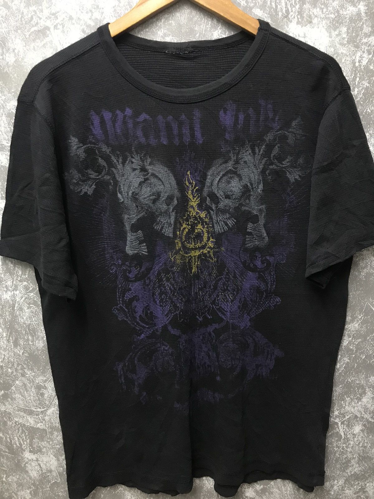 Affliction × Ed Hardy × Southpole Miami Ink Affliction Skull Y2K Graphic Tee Size US L / EU 52-54 / 3 - 1 Thumbnail