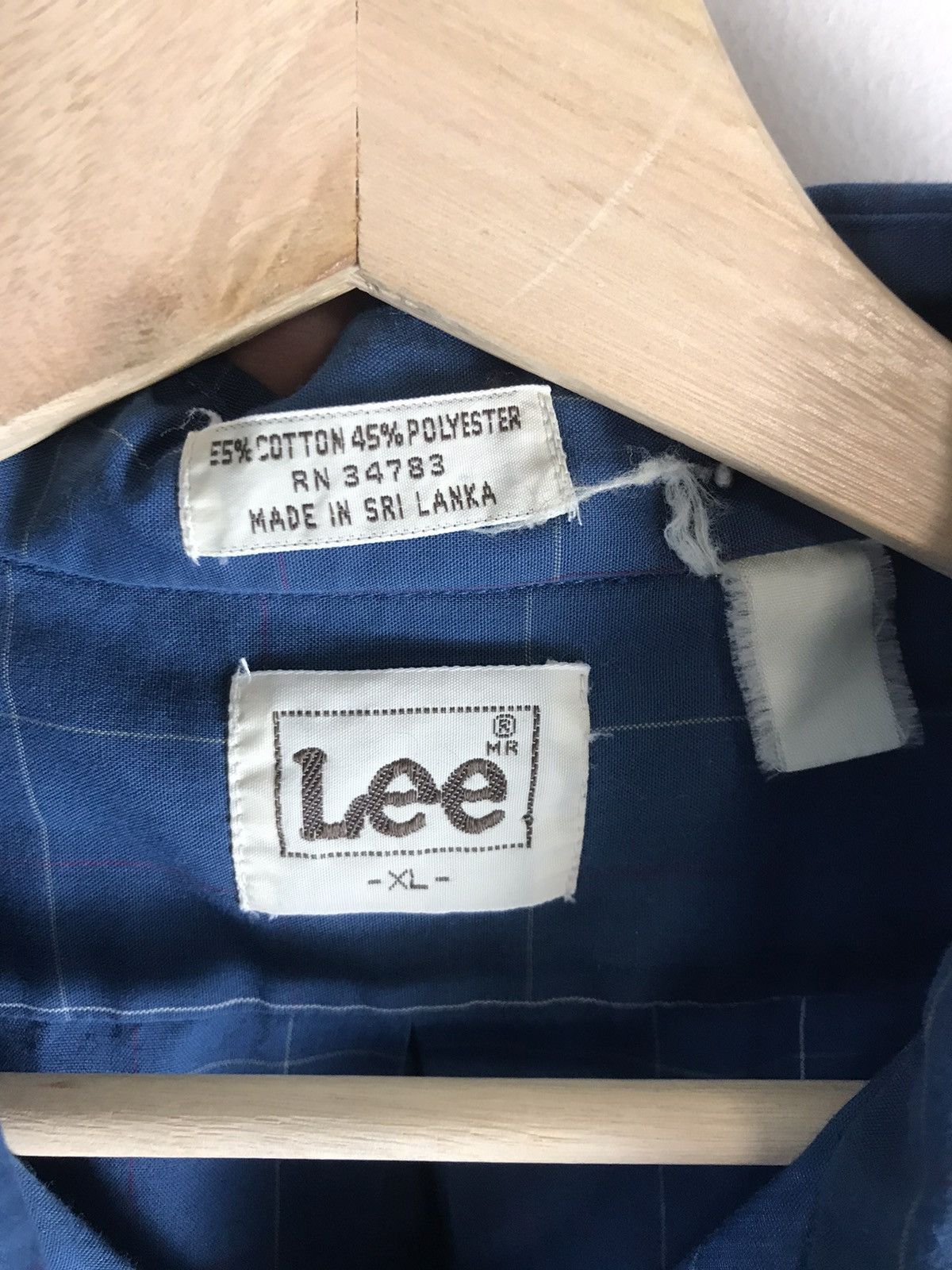Lee × Vintage Vintage Lee Check Button Up Shirt Size US XL / EU 56 / 4 - 1 Thumbnail