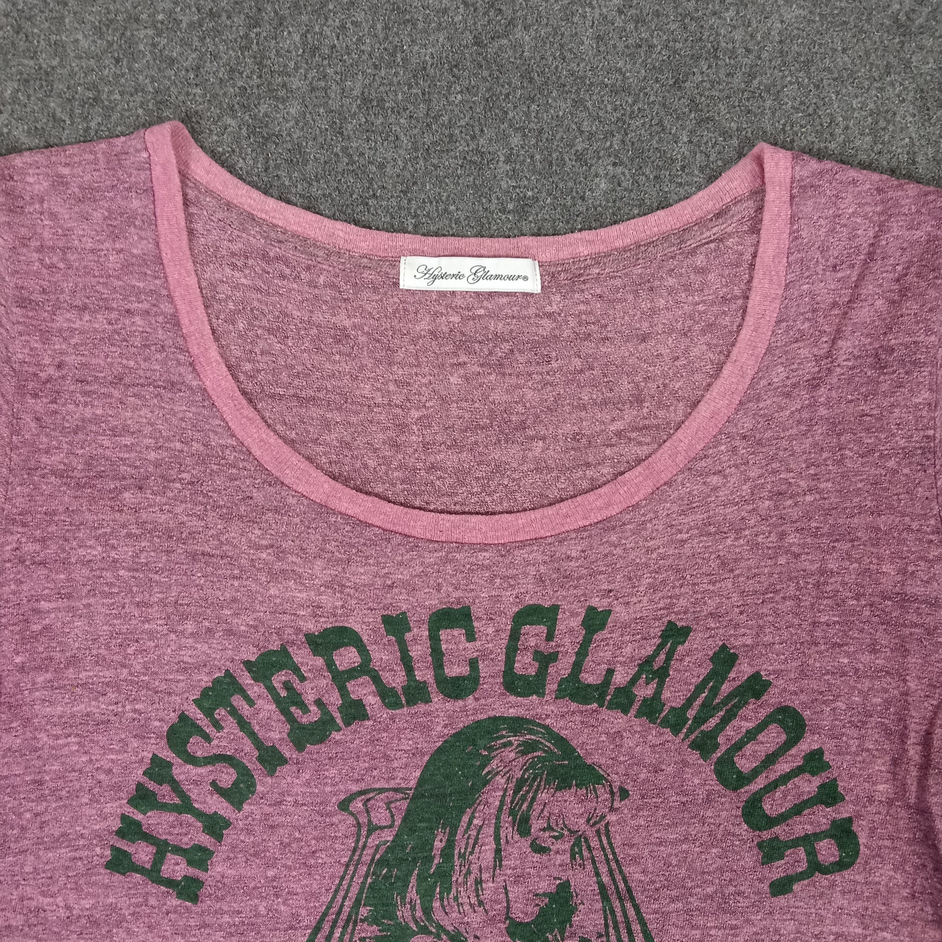 Hysteric Glamour × Japanese Brand × Vintage Hysteric Glamour Japanese Brand Tshirt Size S / US 4 / IT 40 - 3 Thumbnail