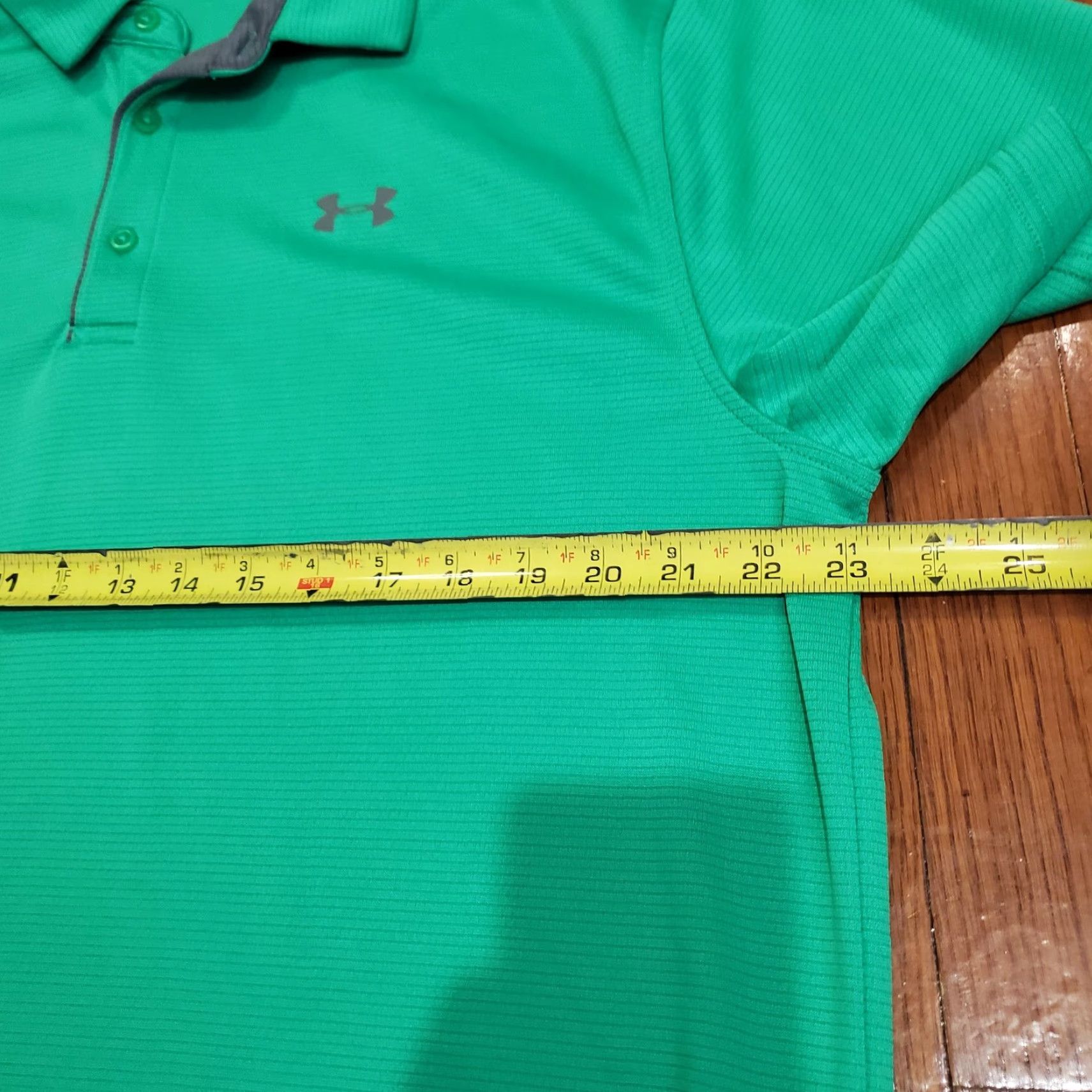 Under Armour Under Armour Polo Shirt Mens XL Green Solid HeatGear Golf Performance Loose Fit Size US XL / EU 56 / 4 - 4 Thumbnail