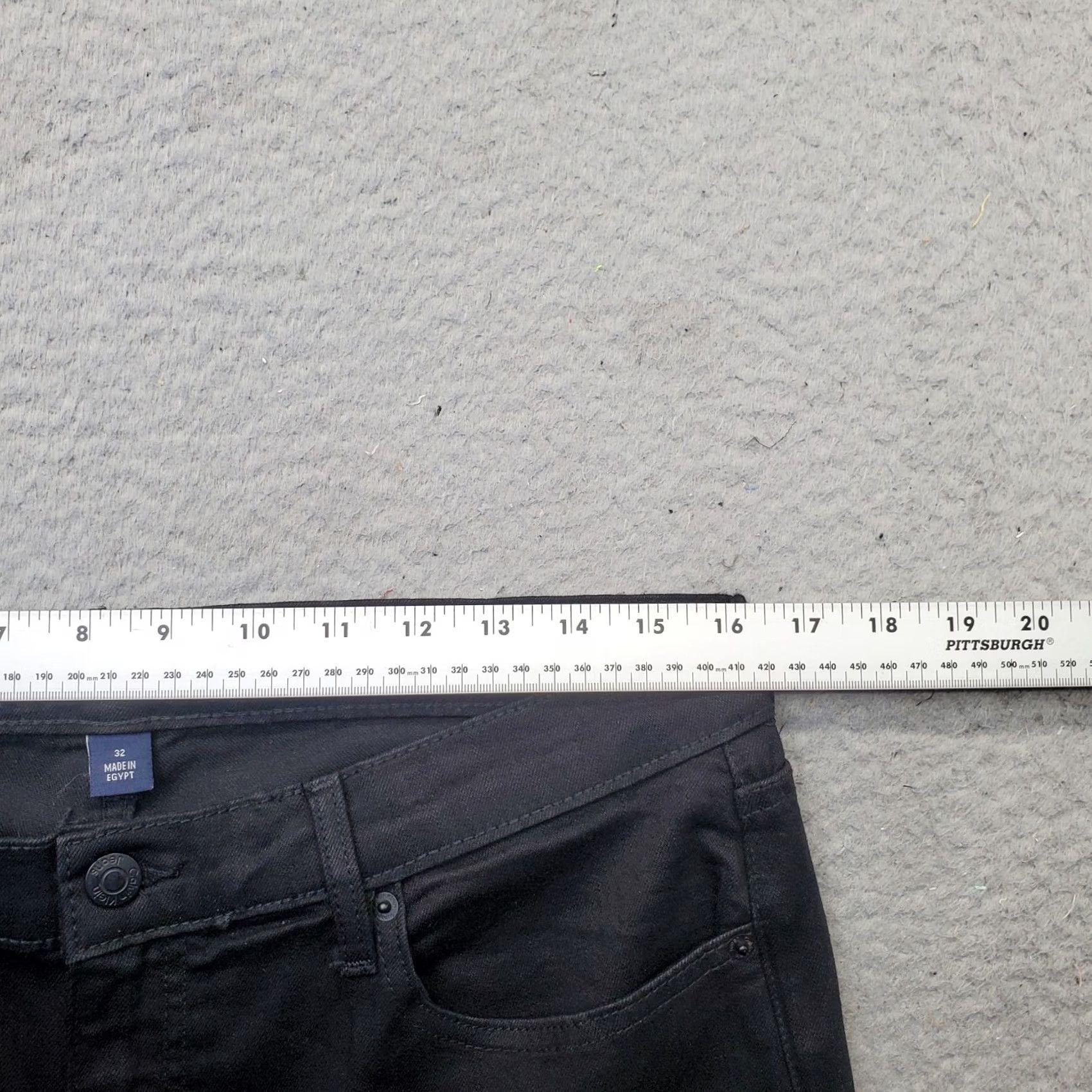 Calvin Klein Calvin Klein Jeans Womens 32 Black Denim Stretch High Rise Slim Fit Straight Leg Jeans Size 24" / US 00 / IT 34 - 6 Thumbnail