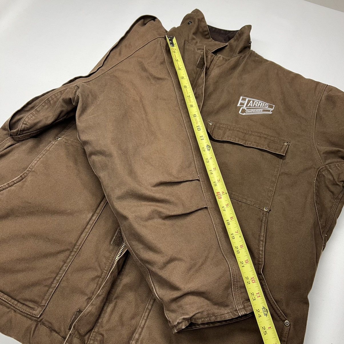 Other Berne Jacket Brown Heartland Washed Chore Coat Lined Canvas Size US XXL / EU 58 / 5 - 21 Thumbnail