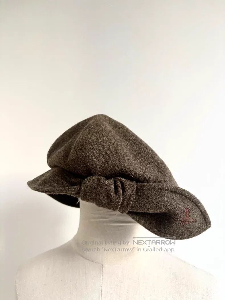 Vivienne Westwood Vivienne Westwood Bow Saturn Embroidered Wool Felt Artist' Size ONE SIZE - 1 Thumbnail