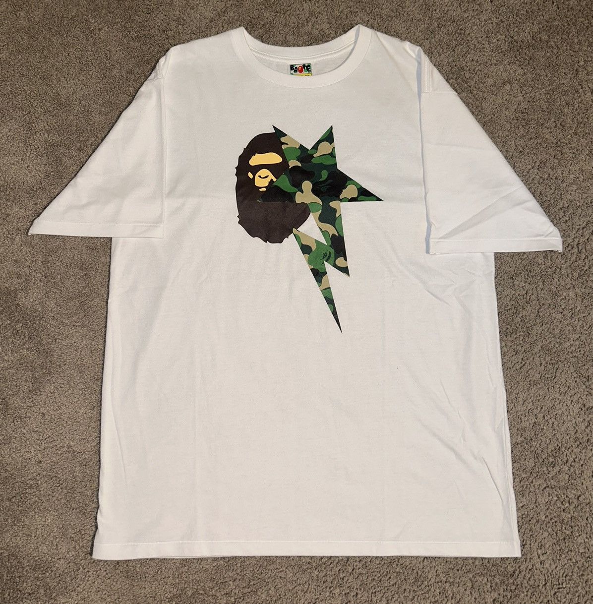 Image of Bape Summer Bag 2022 Tee in White, Men's (Size 2XL)