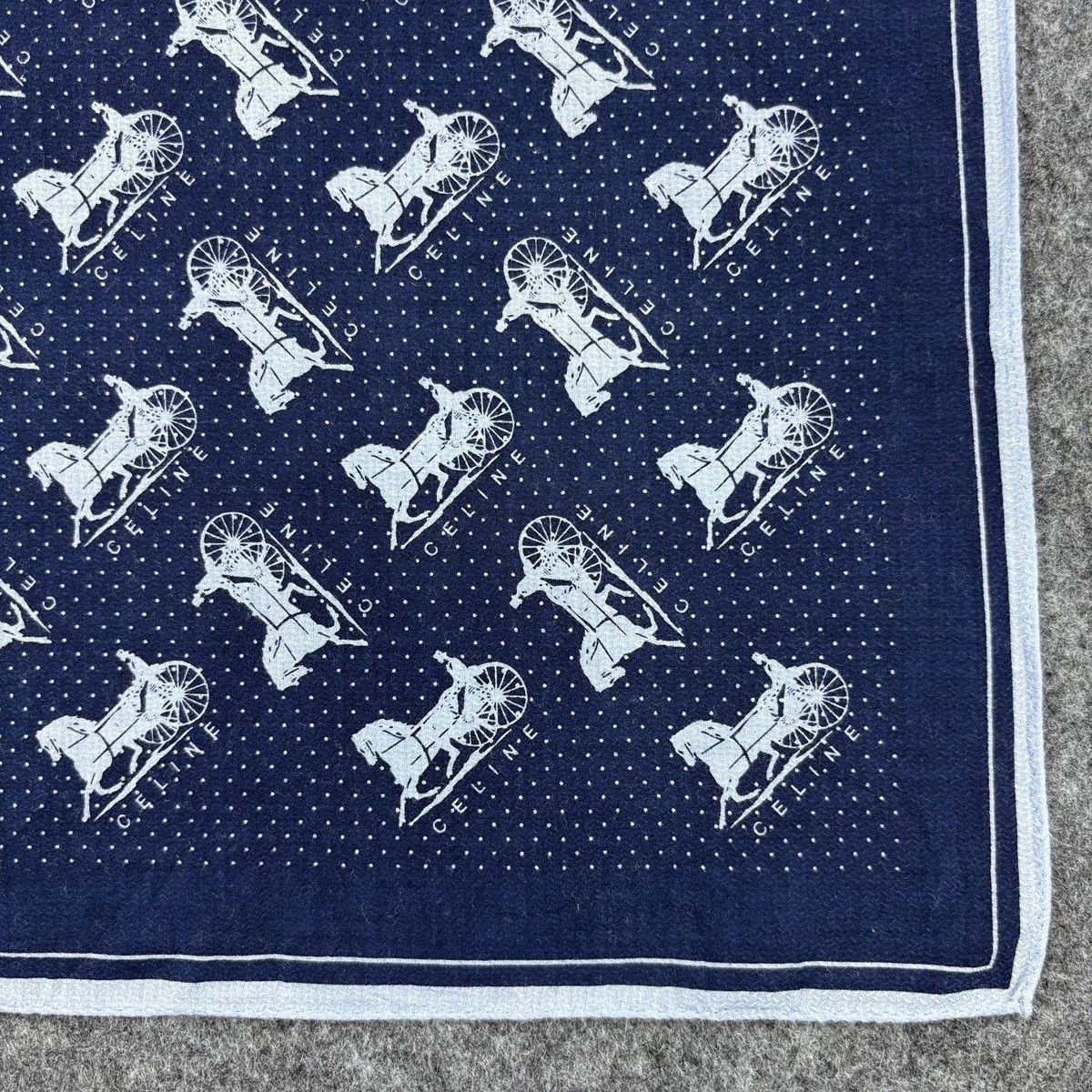 Vintage Celine Handkerchief # E061 # Bandana # Neckerchief Size ONE SIZE - 4 Thumbnail