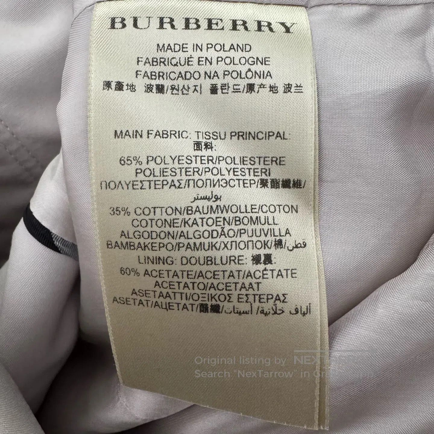 Burberry Burberry Trench Coat Jacket| Size XS / US 0-2 / IT 36-38 - 5 Thumbnail