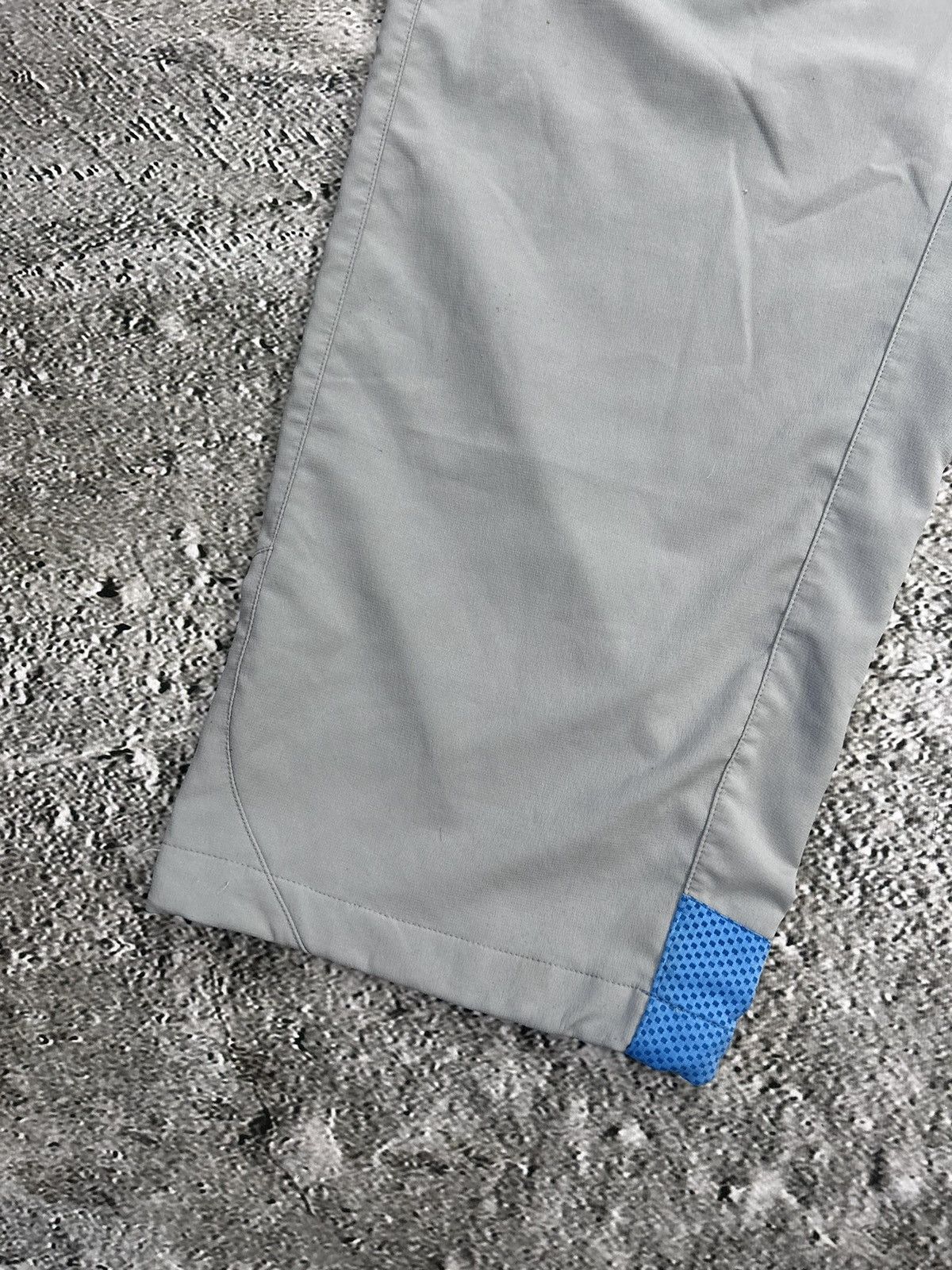 Nike × Vintage Nike vintage nylon track pants grey blue drill parachute y2k Size US 32 / EU 48 - 8 Thumbnail