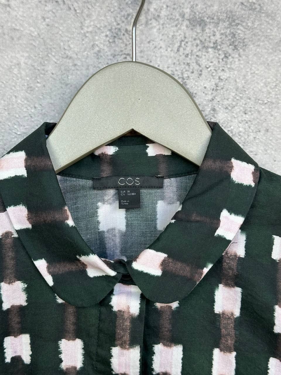 Cos COS Geometric Print Button Up Blouse Shirt Peter Pan Collar Size S / US 4 / IT 40 - 12 Thumbnail