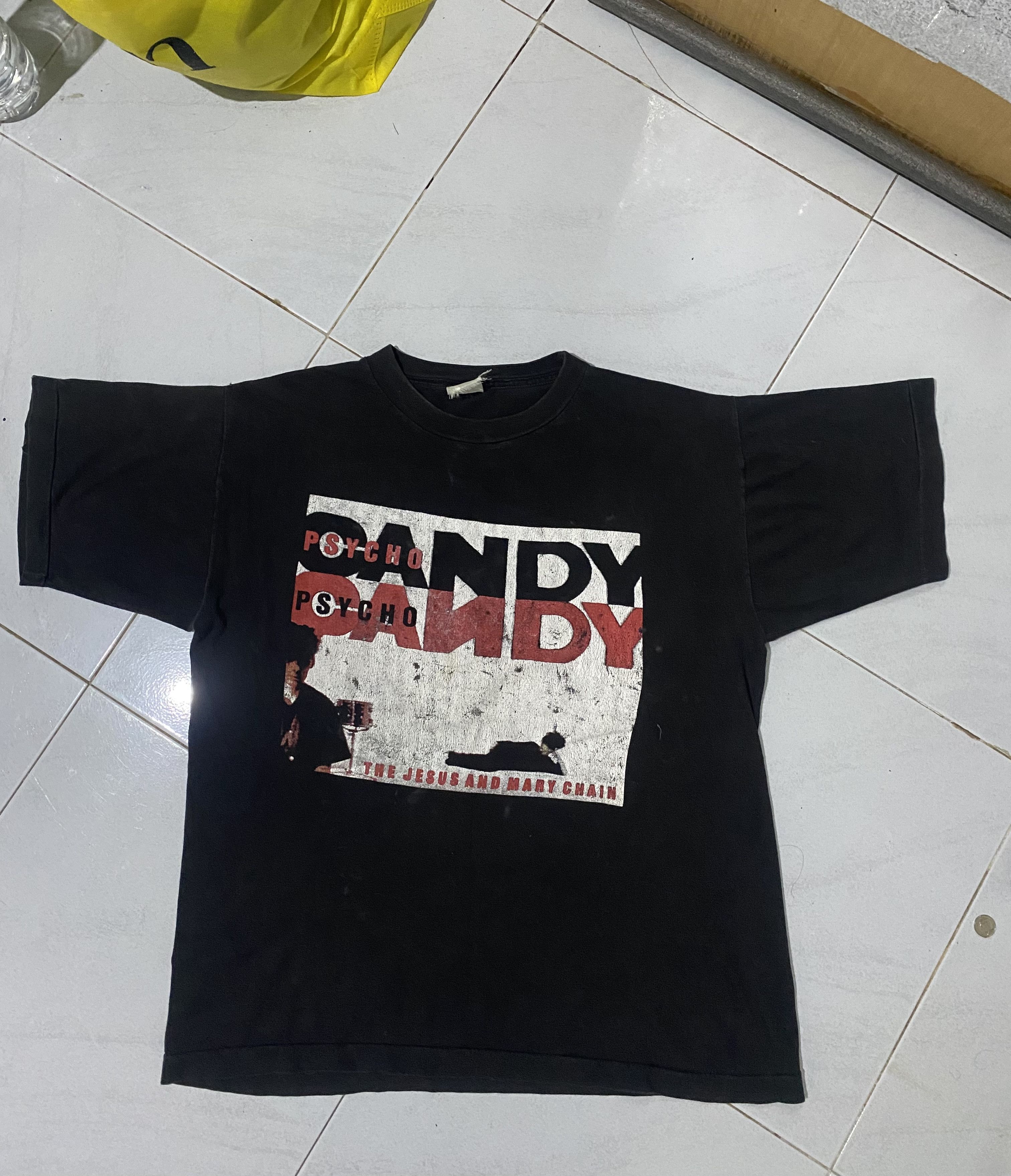 Band Tees Vintage 90s 80s the Jesus and Mary Chain psycho candy shirt Size US XL / EU 56 / 4 - 2 Thumbnail