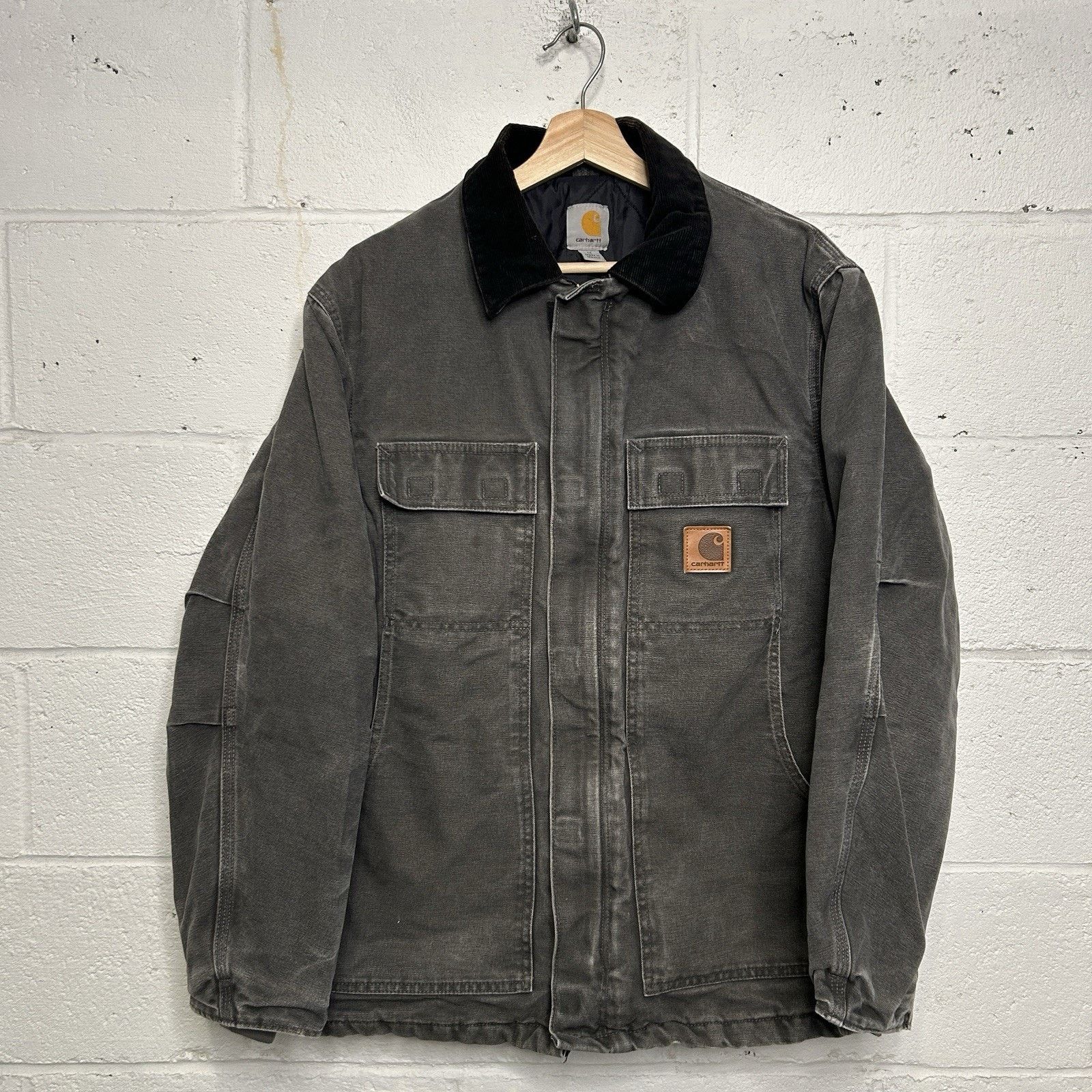 Carhartt Vintage Carhartt Quilted Artic Jacket “Gravel Grey” C26 GVL Size US M / EU 48-50 / 2 - 1 Thumbnail