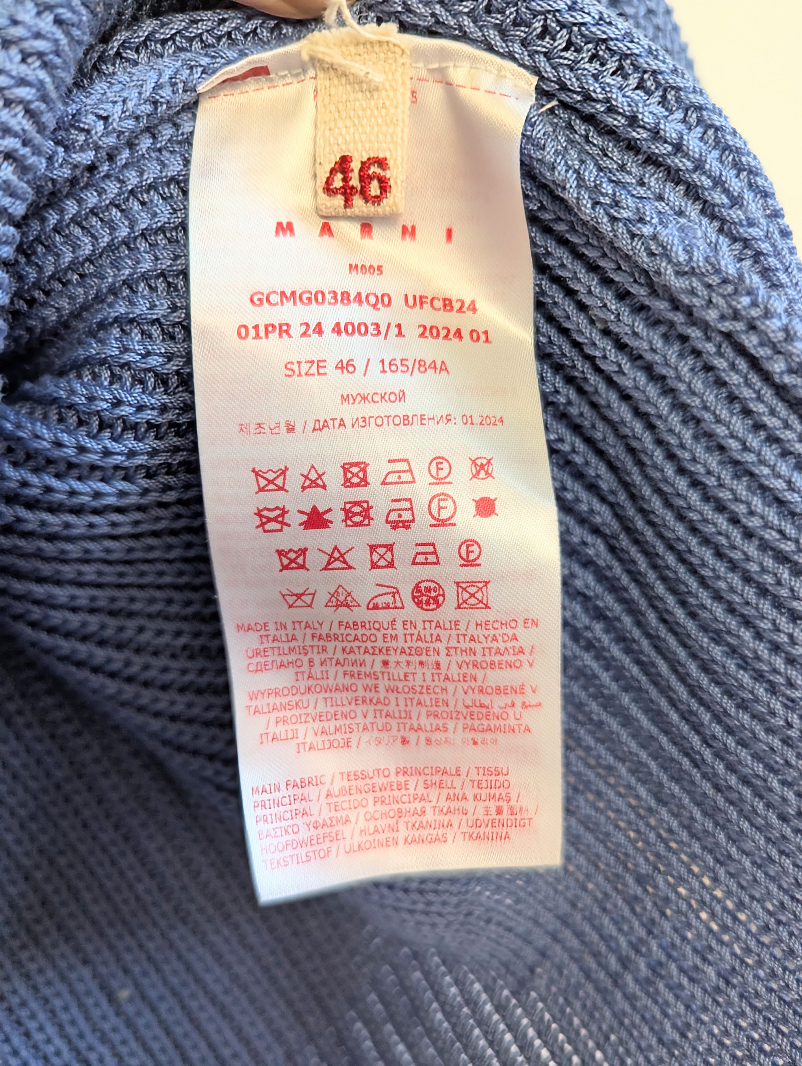 Marni AUTH MARNI SWEATER Pullover Jumper Size 46 Blue MSRP $1,071 Size US S / EU 44-46 / 1 - 7 Thumbnail
