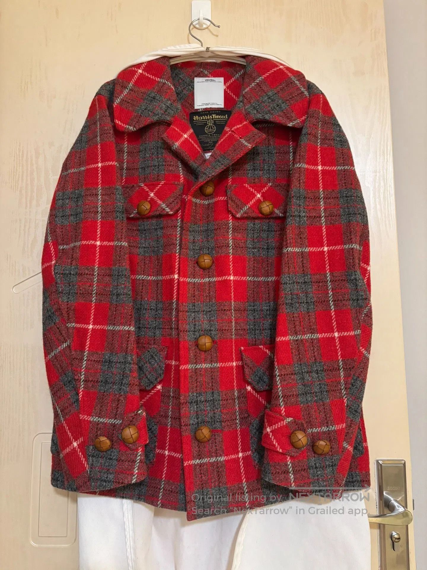 Visvim Visvim Harris Tweed Plaid Wool Coat. Size US M / EU 48-50 / 2 - 3 Thumbnail
