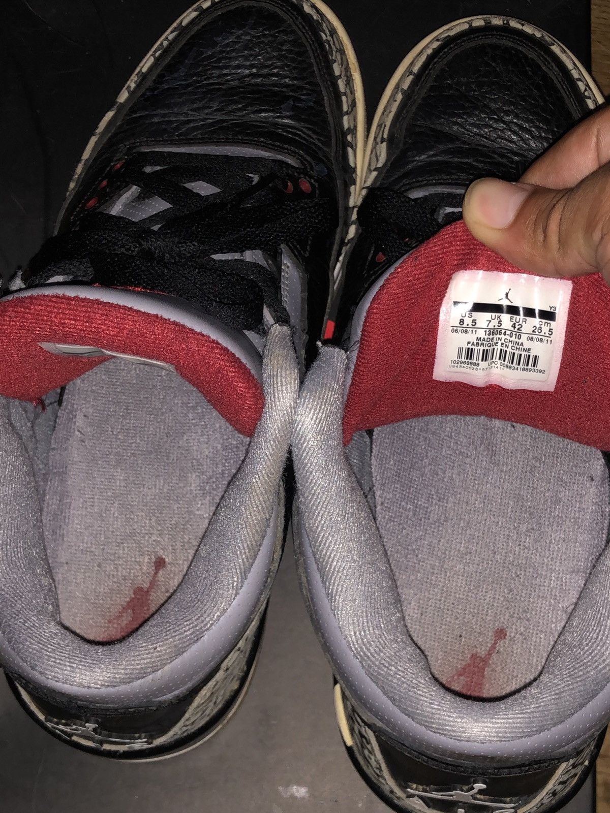 *RARE* JORDAN 3 CEMENT